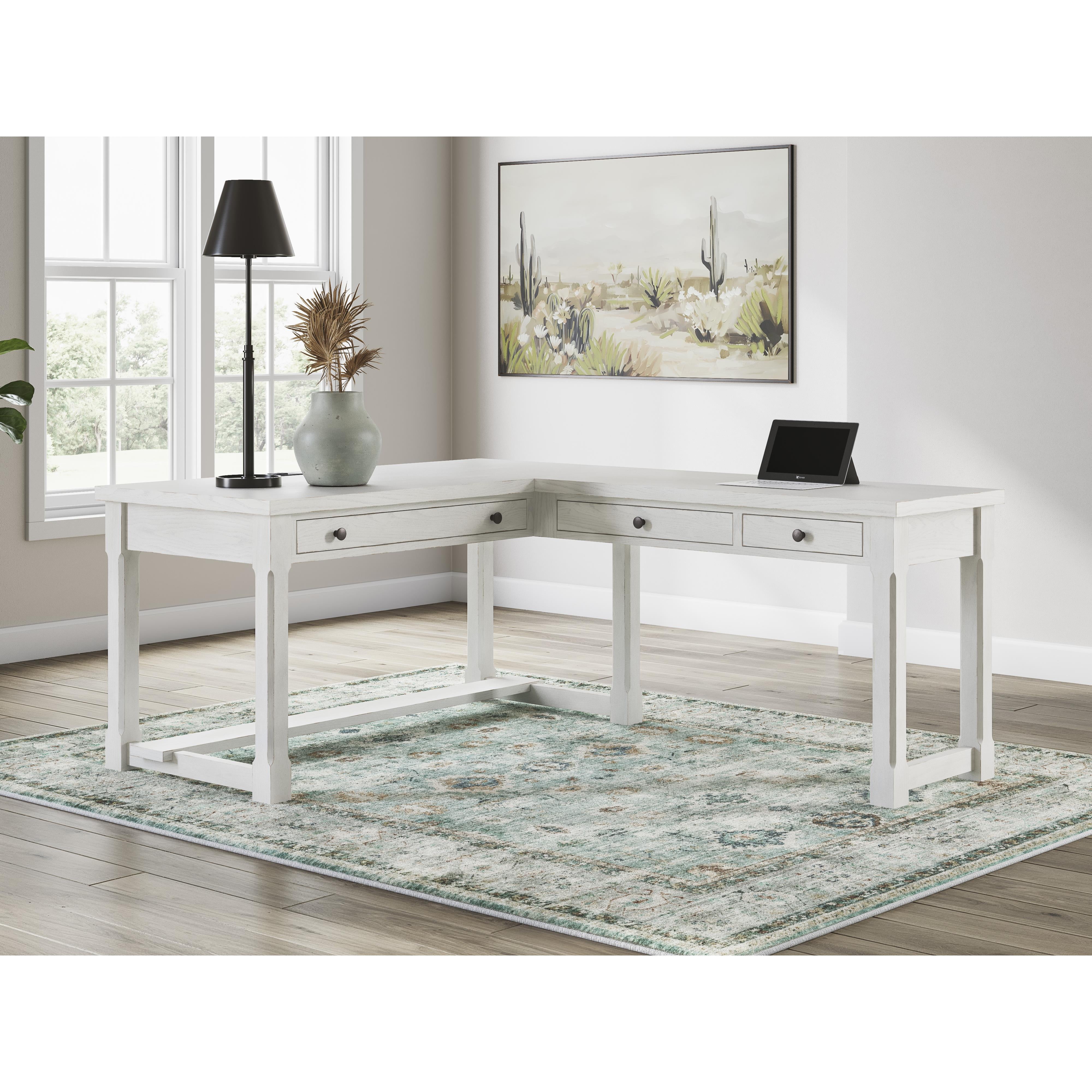 Signature Design by Ashley Robbinsdale H742H1 L-Shaped Home Office Desk IMAGE 7