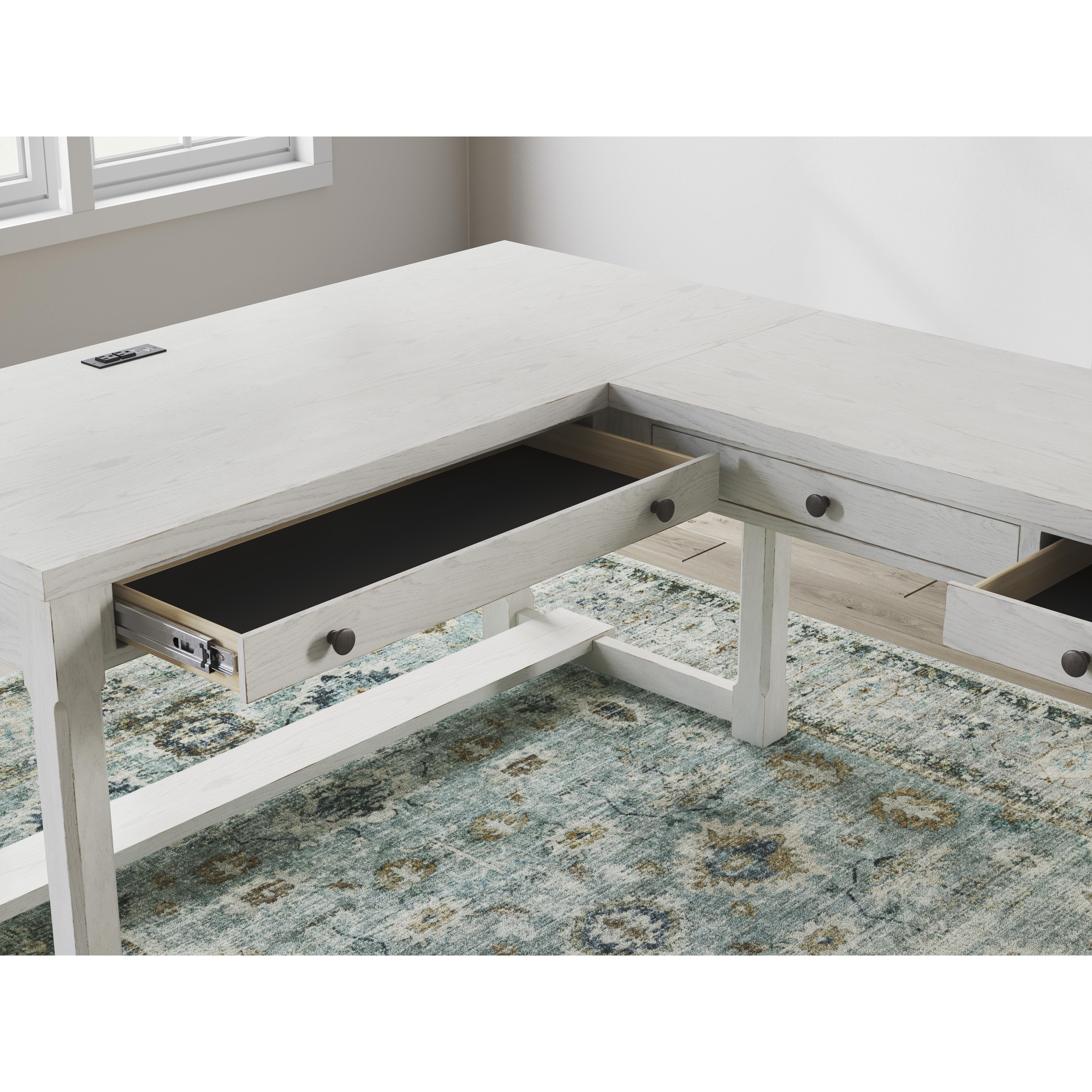 Signature Design by Ashley Robbinsdale H742H1 L-Shaped Home Office Desk IMAGE 8