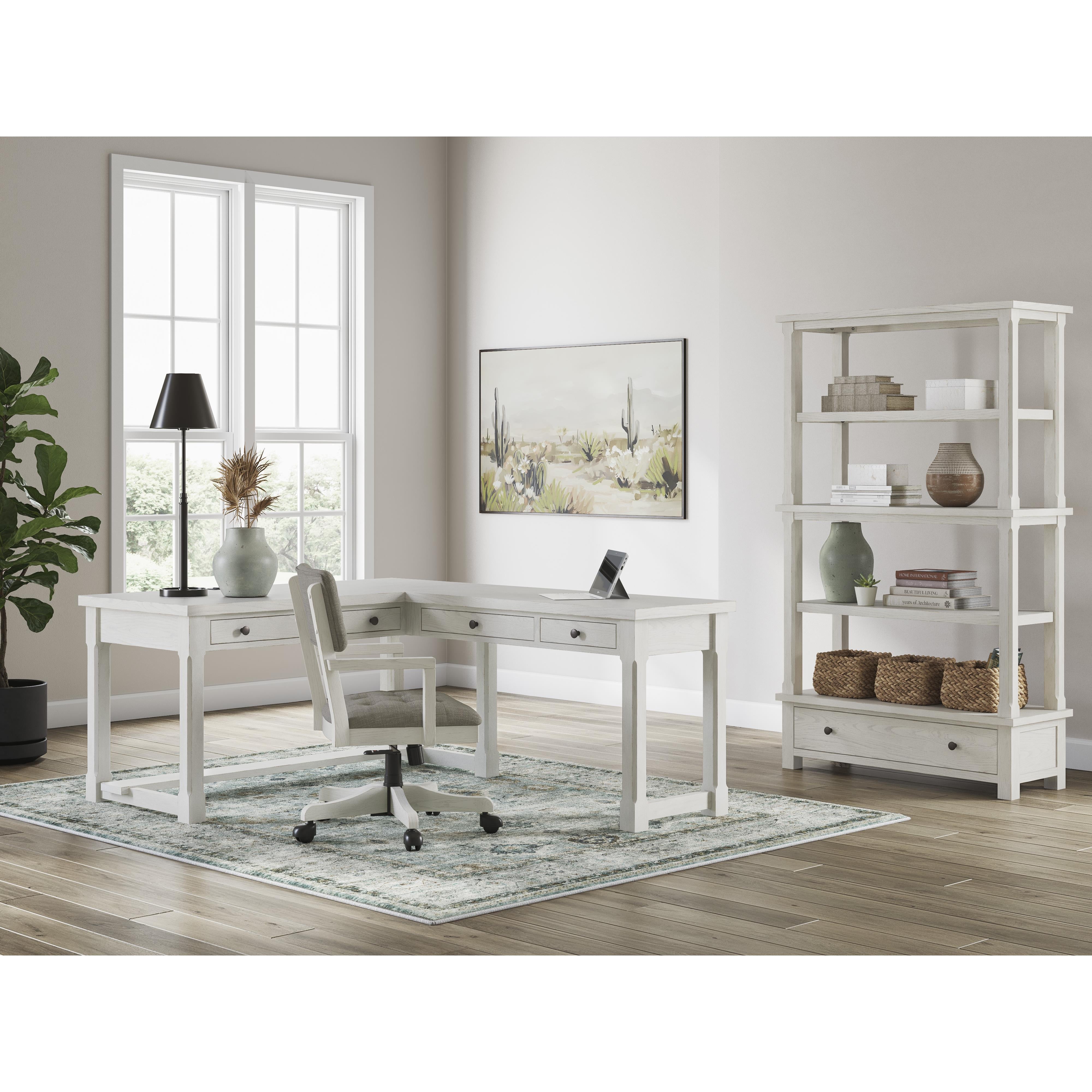 Signature Design by Ashley Robbinsdale H742H1 L-Shaped Home Office Desk IMAGE 9
