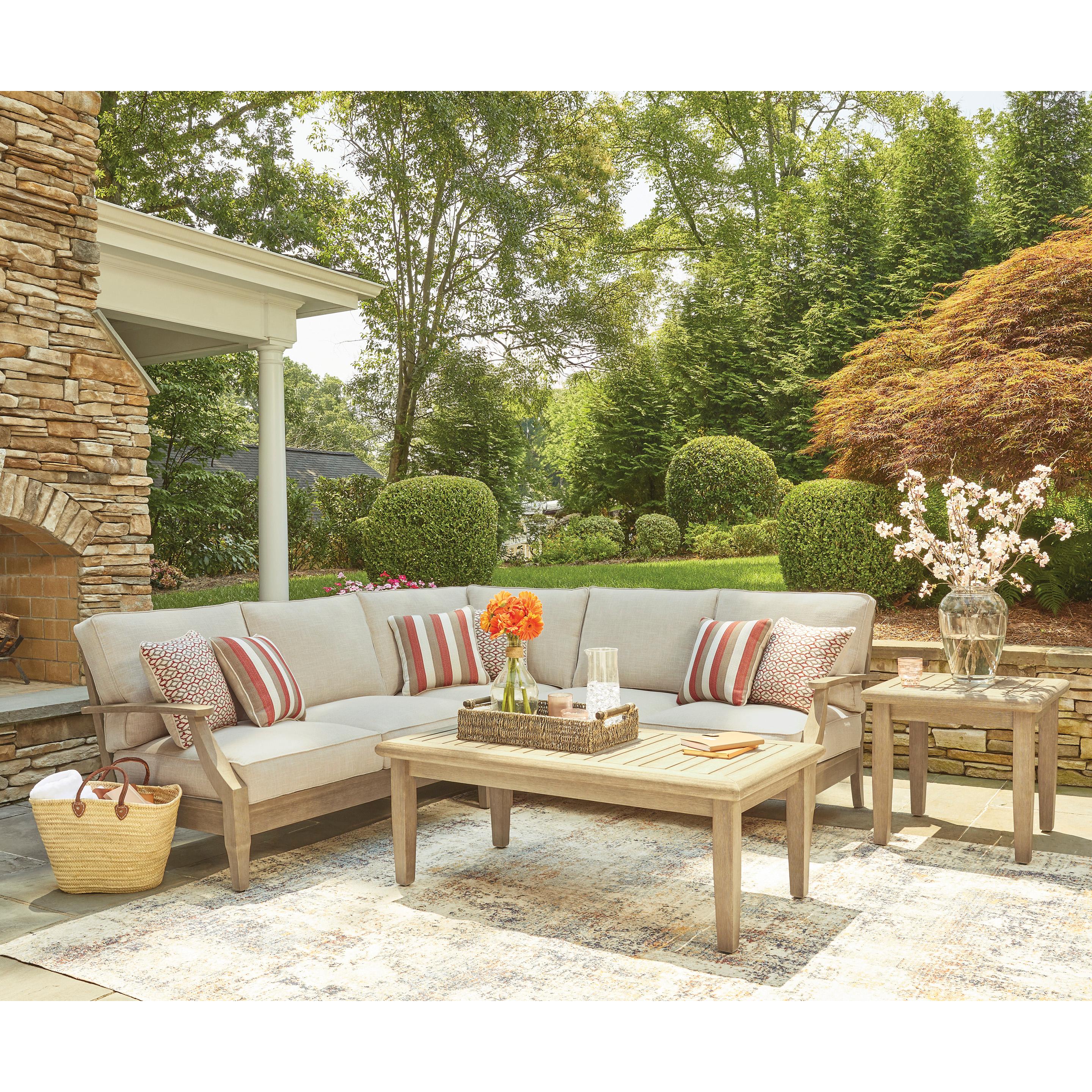Signature Design by Ashley Clare View P801P10 3 pc Outdoor Sectional IMAGE 3