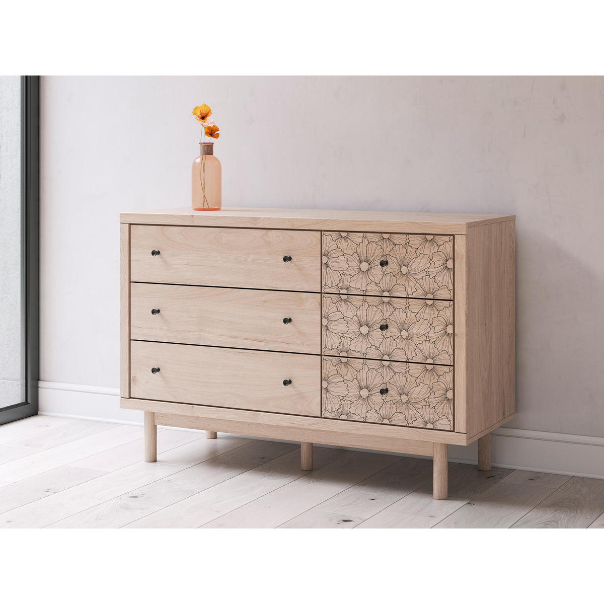 Signature Design by Ashley Arloster PCB1566-221 Six Drawer Dresser IMAGE 7