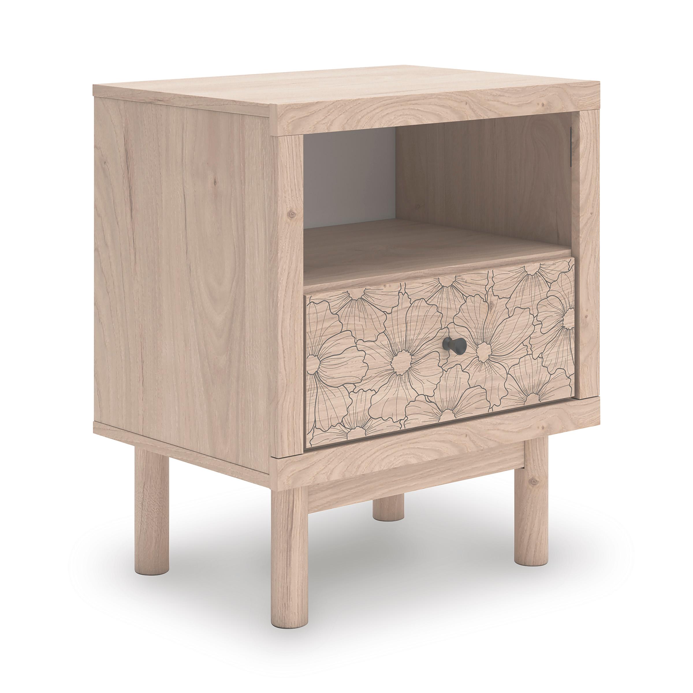 Signature Design by Ashley Arloster PCB1566-91 One Drawer Night Stand IMAGE 1