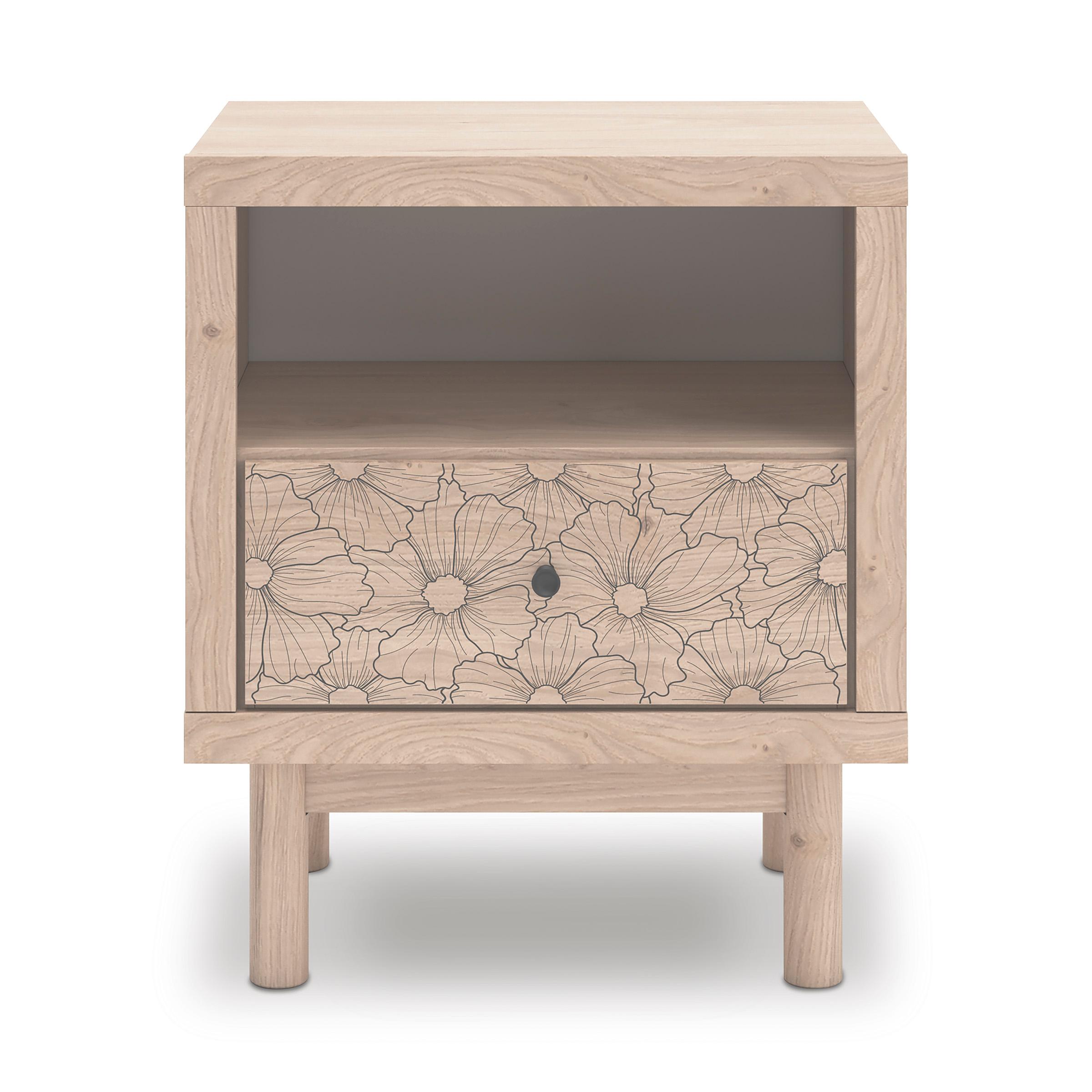 Signature Design by Ashley Arloster PCB1566-91 One Drawer Night Stand IMAGE 3