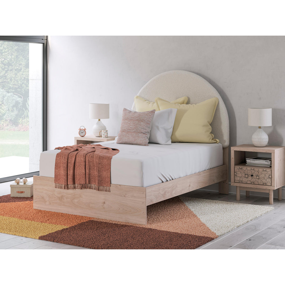Signature Design by Ashley Arloster PCB1566B3 Full Upholstered Panel Bed IMAGE 6