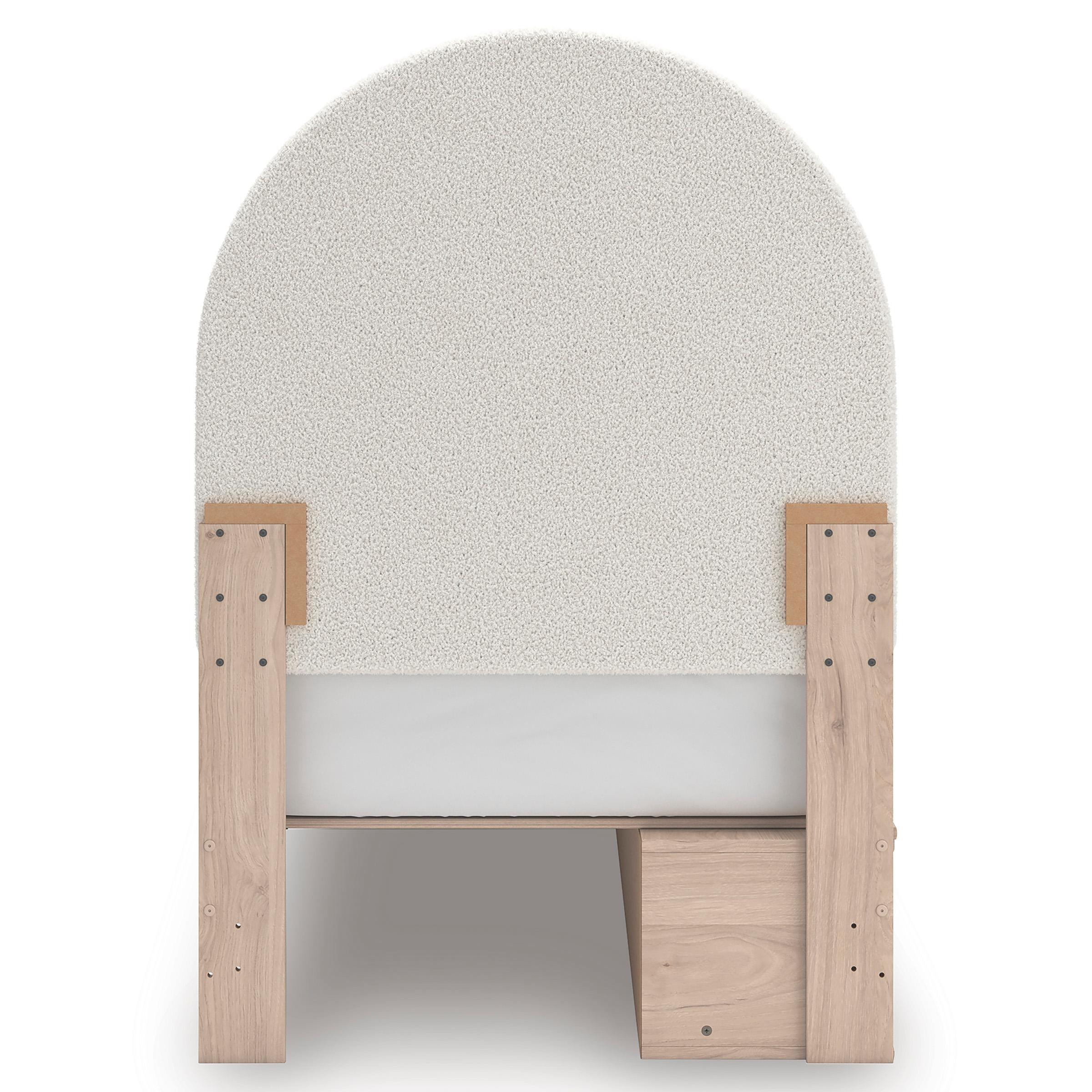 Signature Design by Ashley Arloster PCB1566B4 Twin Upholstered Panel Bed with Storage IMAGE 6