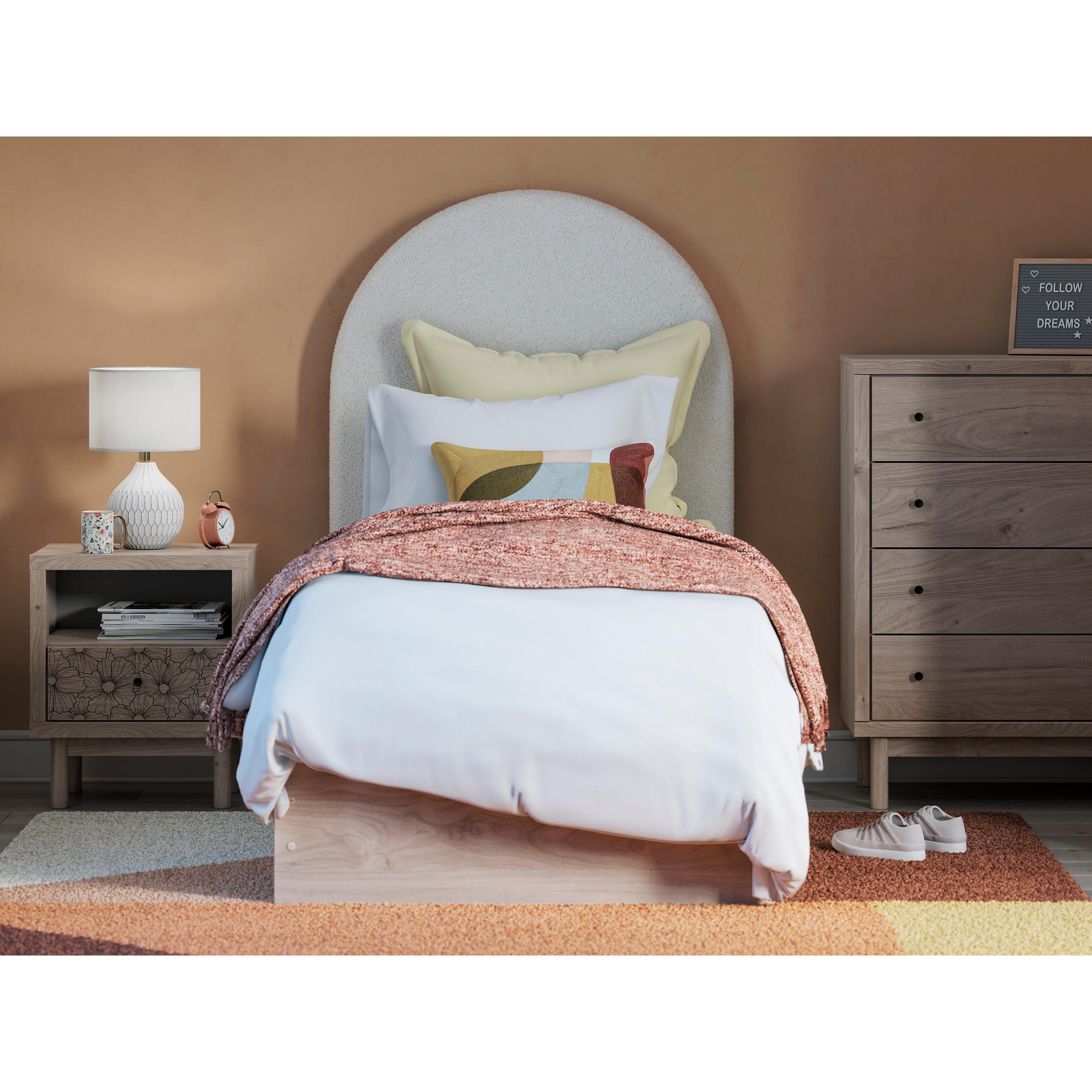Signature Design by Ashley Arloster PCB1566B6 Twin Upholstered Panel Bed with Storage IMAGE 10