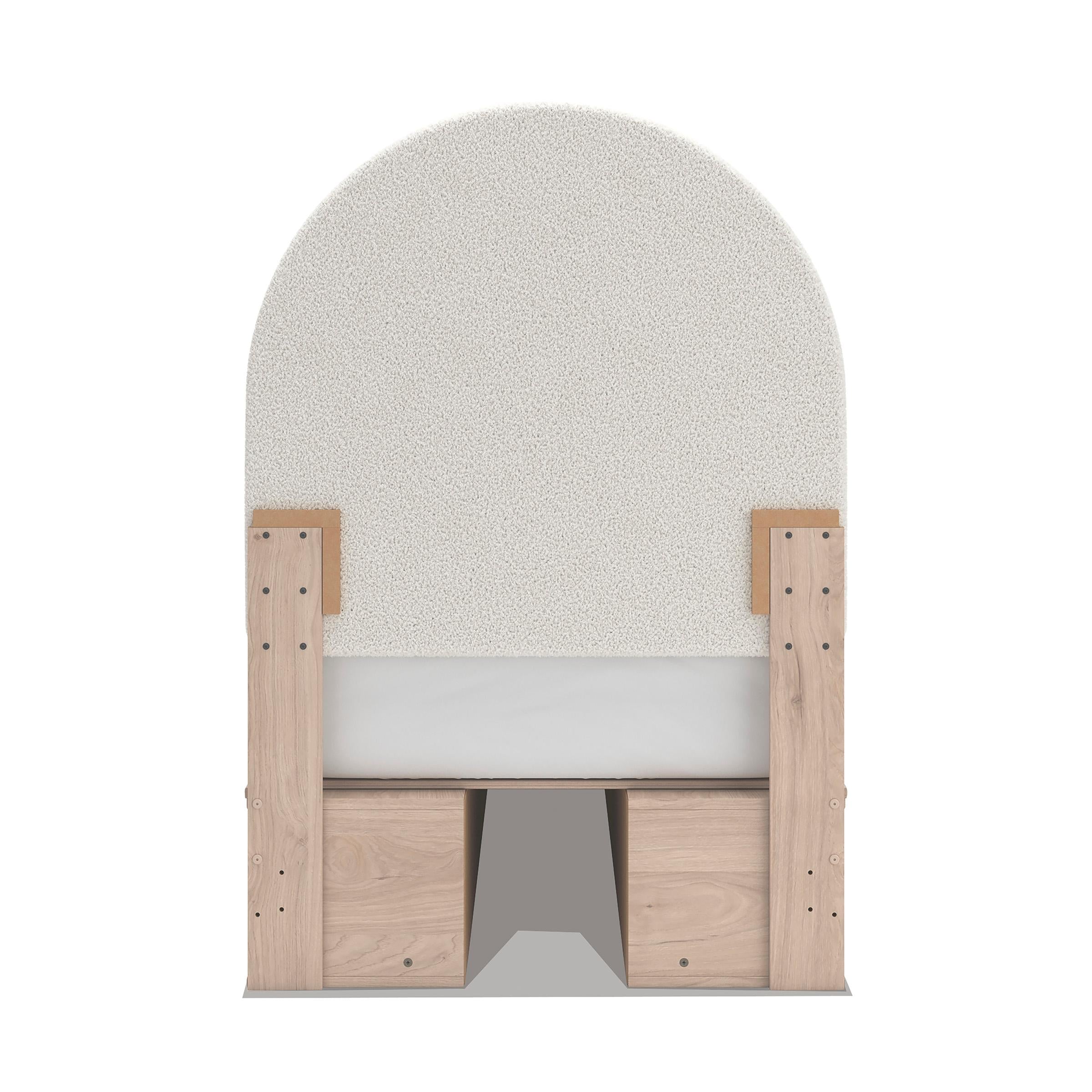 Signature Design by Ashley Arloster PCB1566B6 Twin Upholstered Panel Bed with Storage IMAGE 6