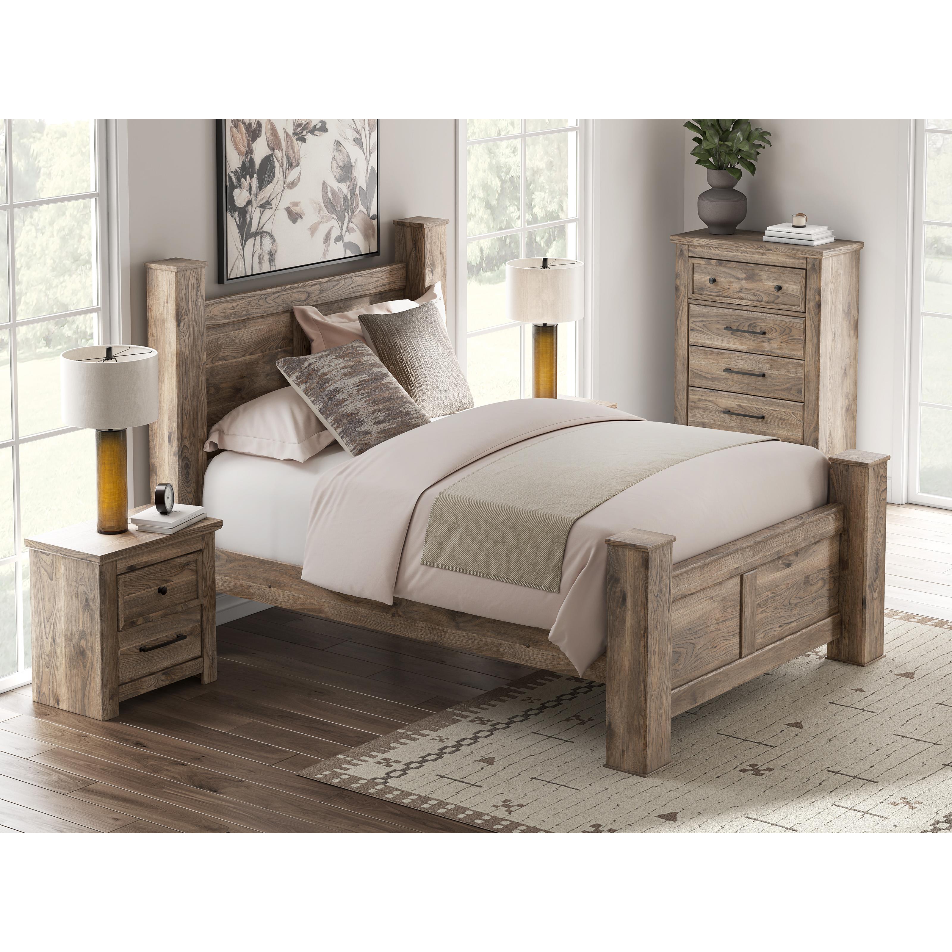 Signature Design by Ashley Rusticott PCB2260-92 Two Drawer Night Stand IMAGE 11