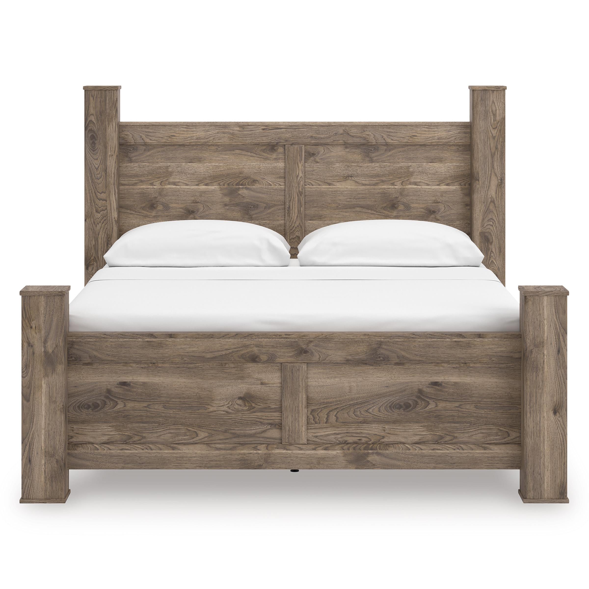 Signature Design by Ashley Rusticott PCB2260B7 King Poster Bed IMAGE 2