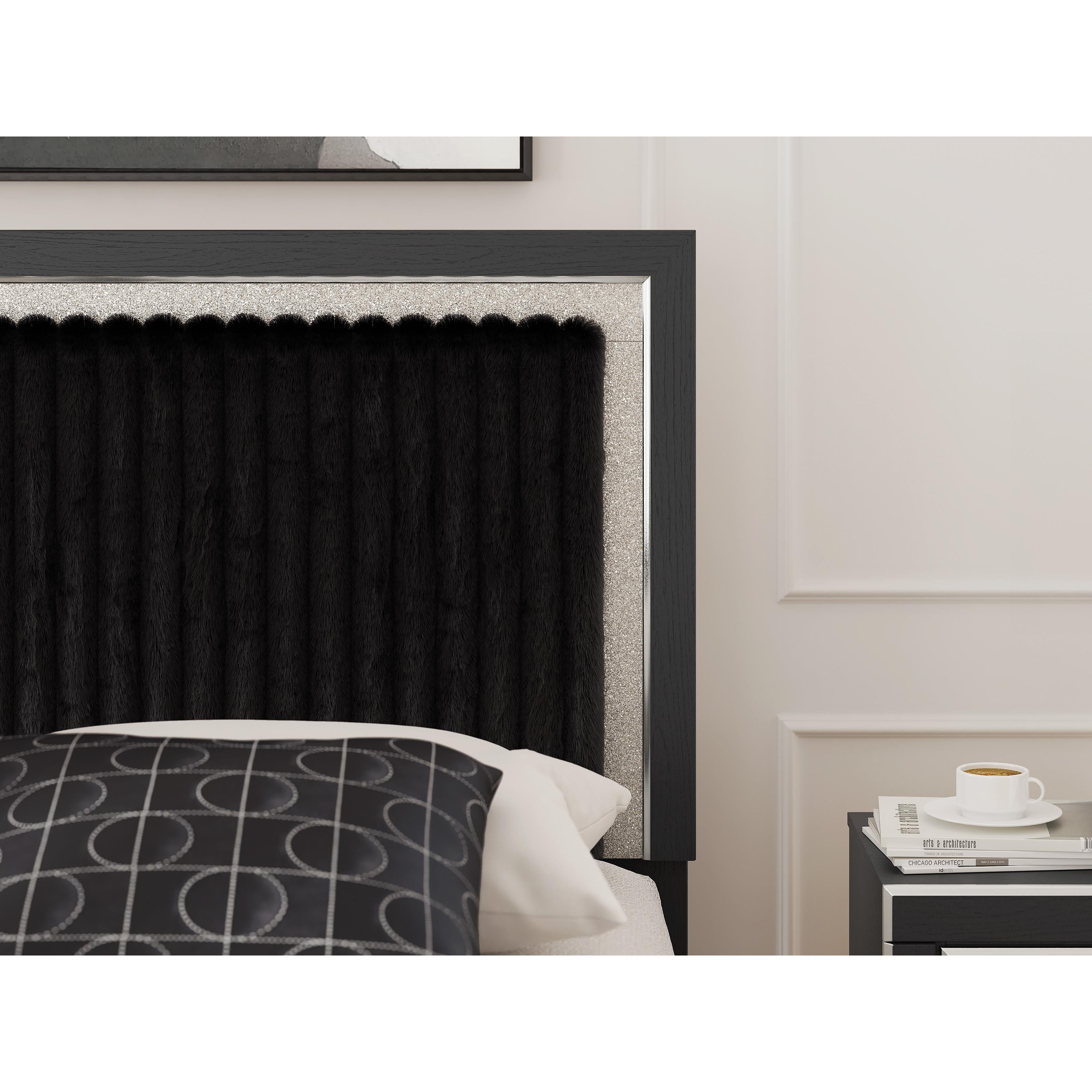 Signature Design by Ashley Zuraleus PCB3380-57 Queen Upholstered Panel Headboard IMAGE 3
