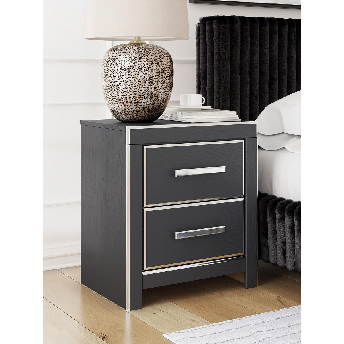 Signature Design by Ashley Zuraleus PCB3380-92 Two Drawer Night Stand IMAGE 7
