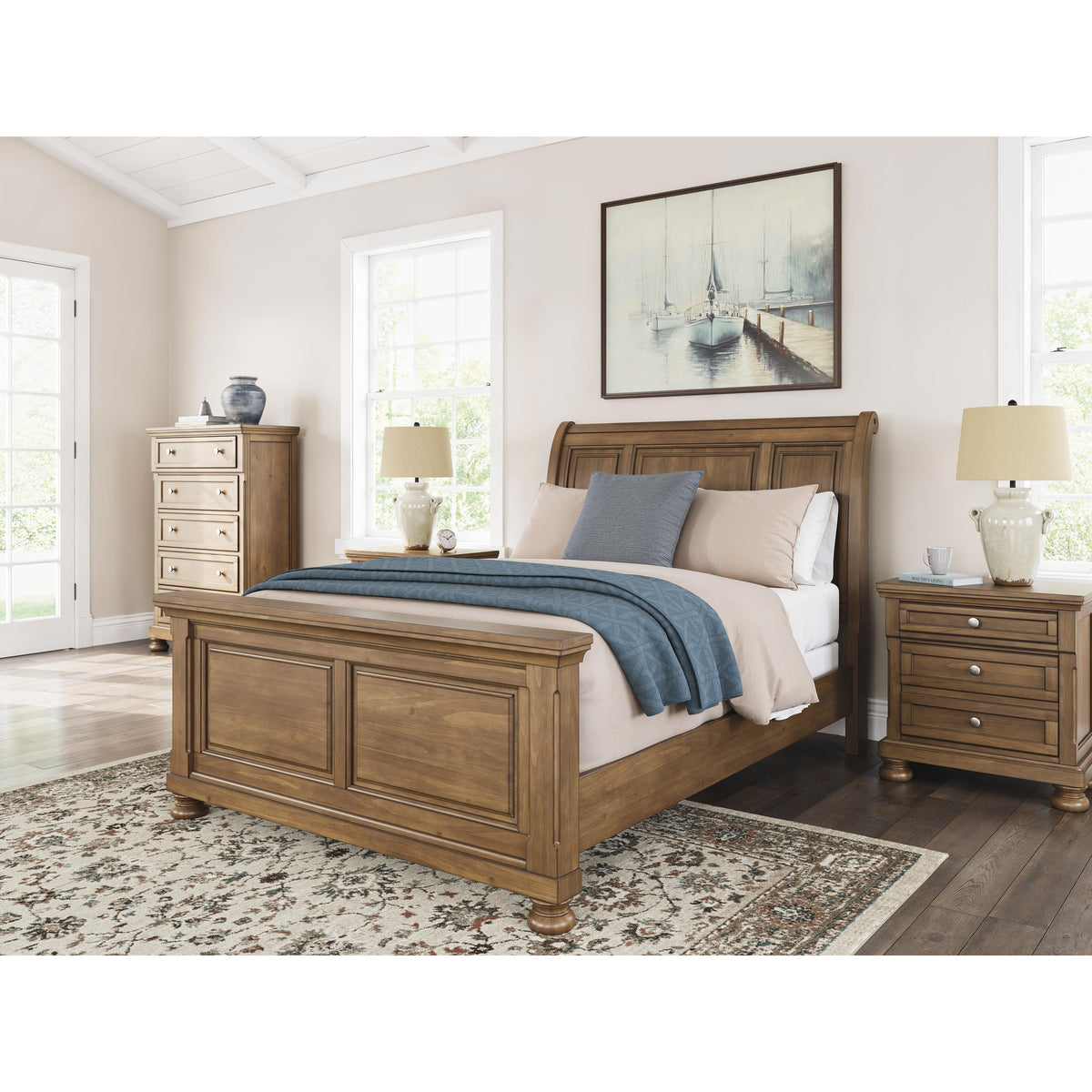 Signature Design by Ashley Feddinger PCB779B14 Queen Sleigh Bed IMAGE 9