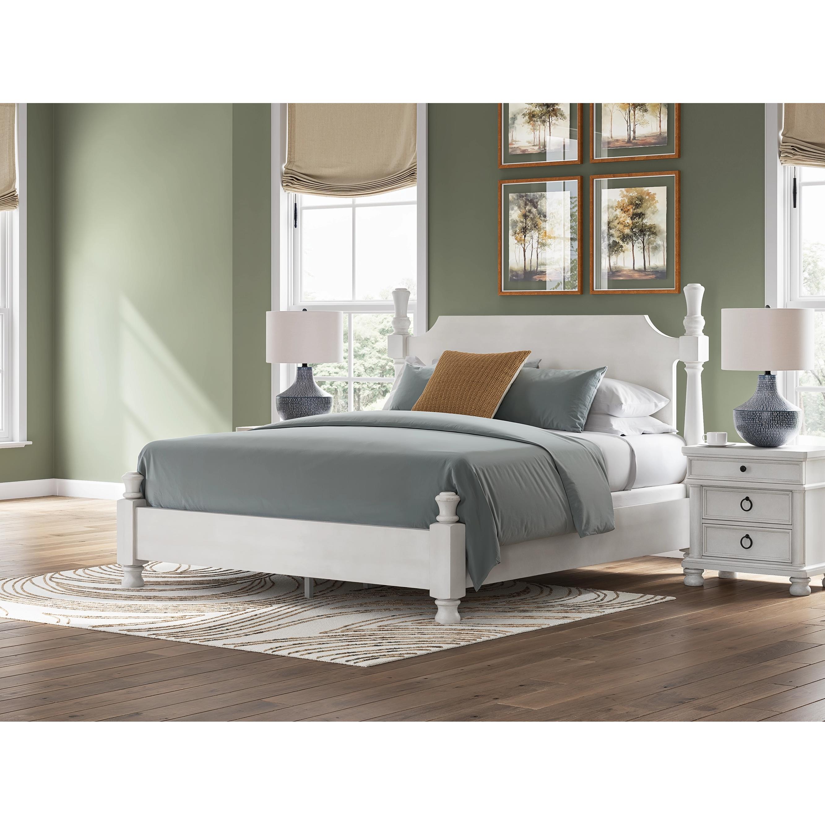 Signature Design by Ashley Rowlenstown PCB823B5 California King Poster Bed IMAGE 4