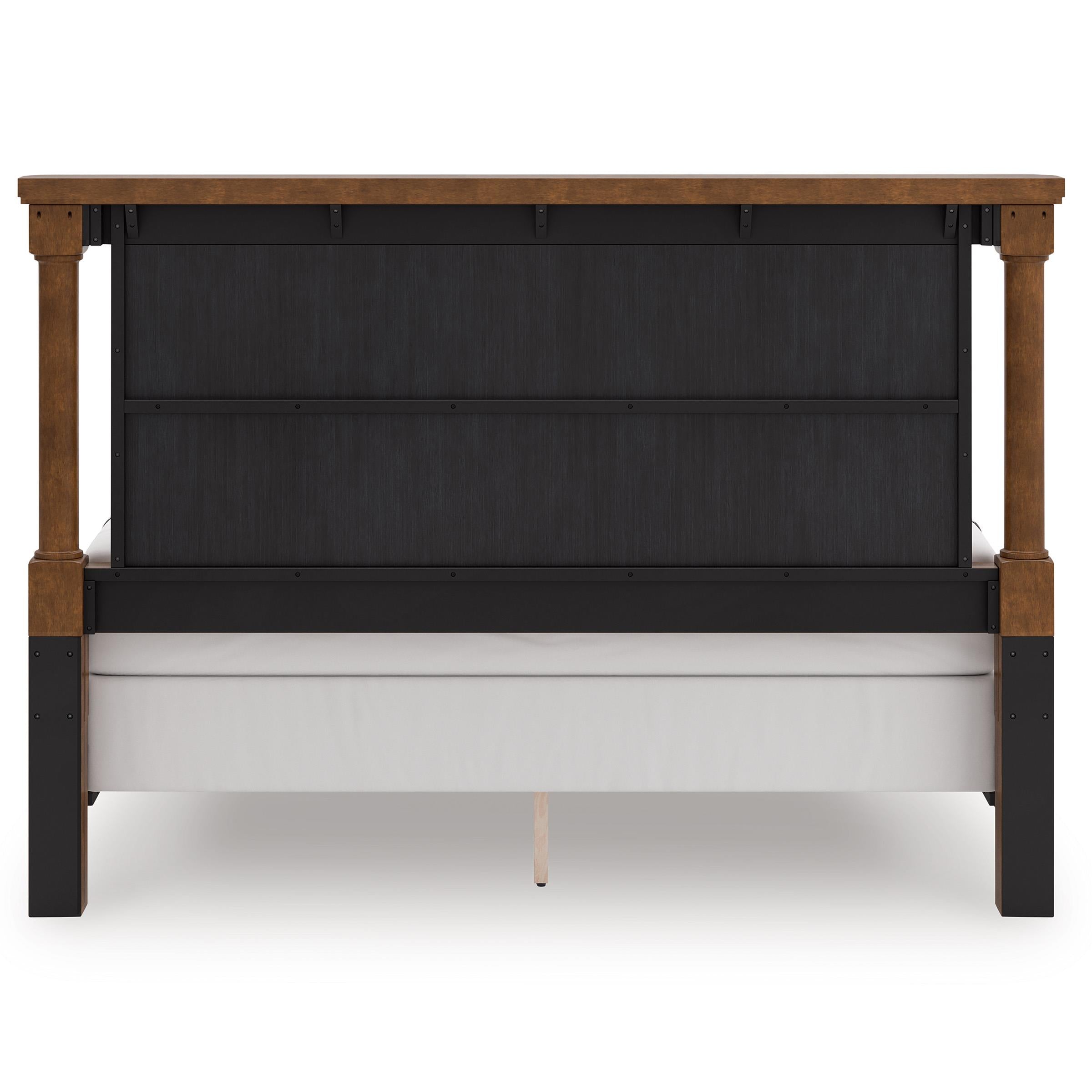 Signature Design by Ashley Rowlenstown PCB824B4 King Poster Bed IMAGE 4
