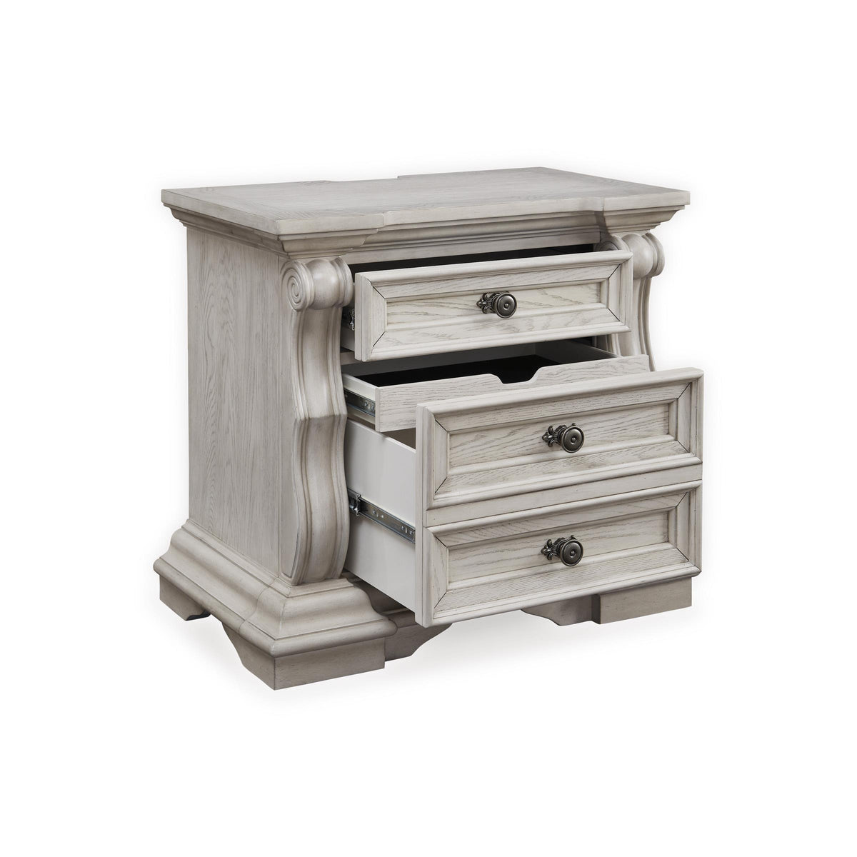 Signature Design by Ashley Bruchandi PCB948-93 Three Drawer Night Stand IMAGE 2