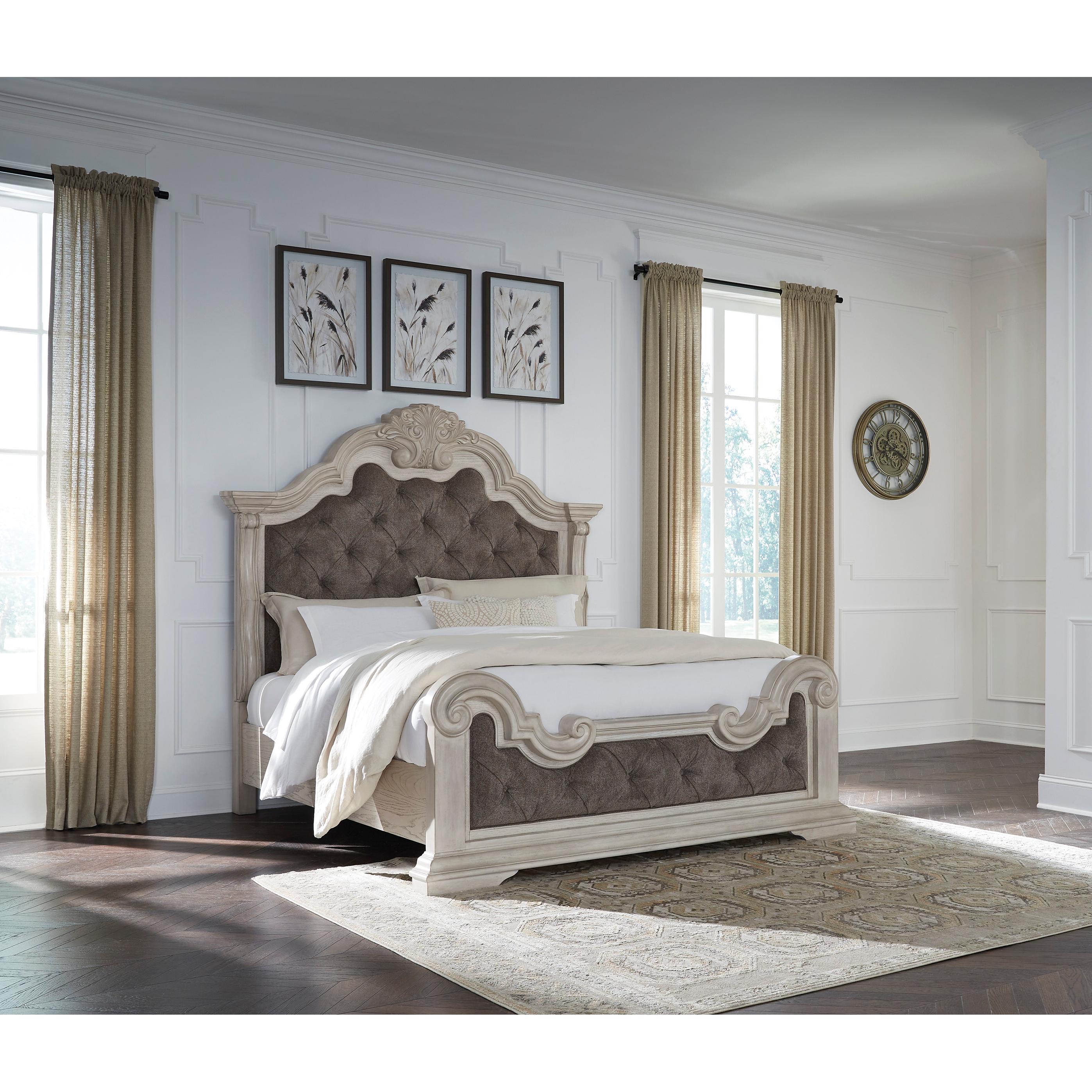 Signature Design by Ashley Bruchandi PCB948B4 King Upholstered Panel Bed IMAGE 5