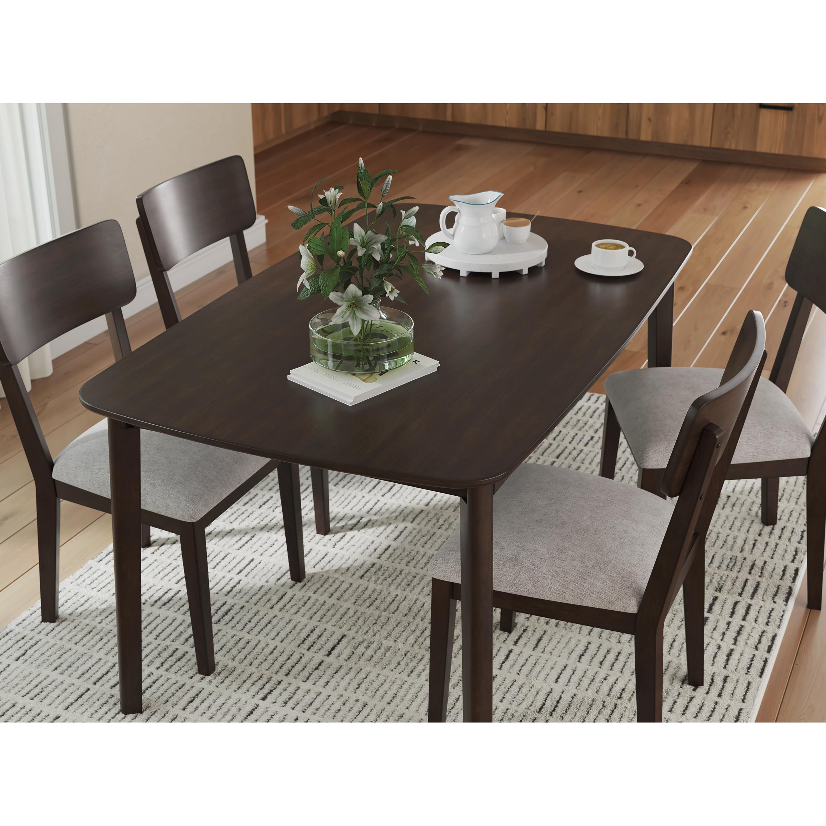 Signature Design by Ashley Mallenette PCD607-225 Dining Room Table Set IMAGE 3