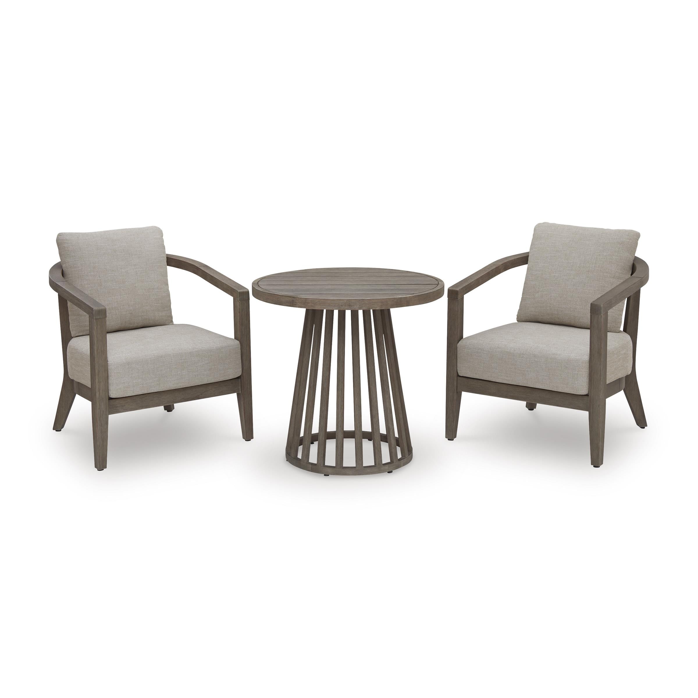 Signature Design by Ashley Joy Lagoon PCP310-050 Chairs with Cushions and Table Set IMAGE 1