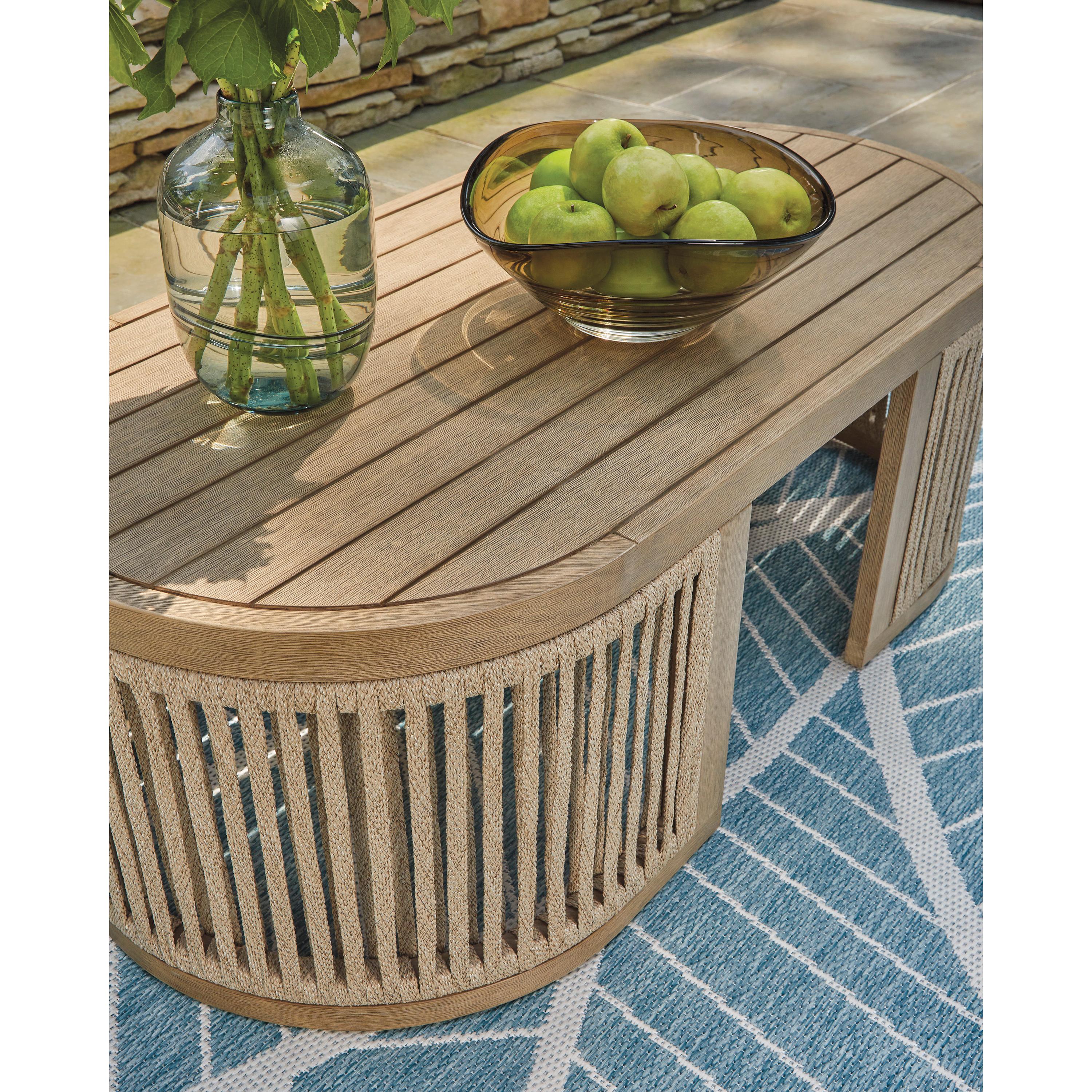 Signature Design by Ashley Serena Shores PCP604-701 Rectangular Cocktail Table IMAGE 5