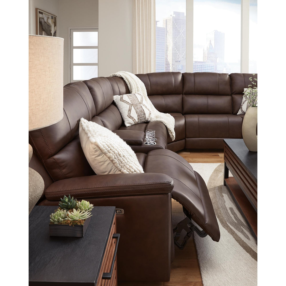 Signature Design by Ashley Bleckley PCU12001S5 6 pc Power Reclining Sectional IMAGE 3