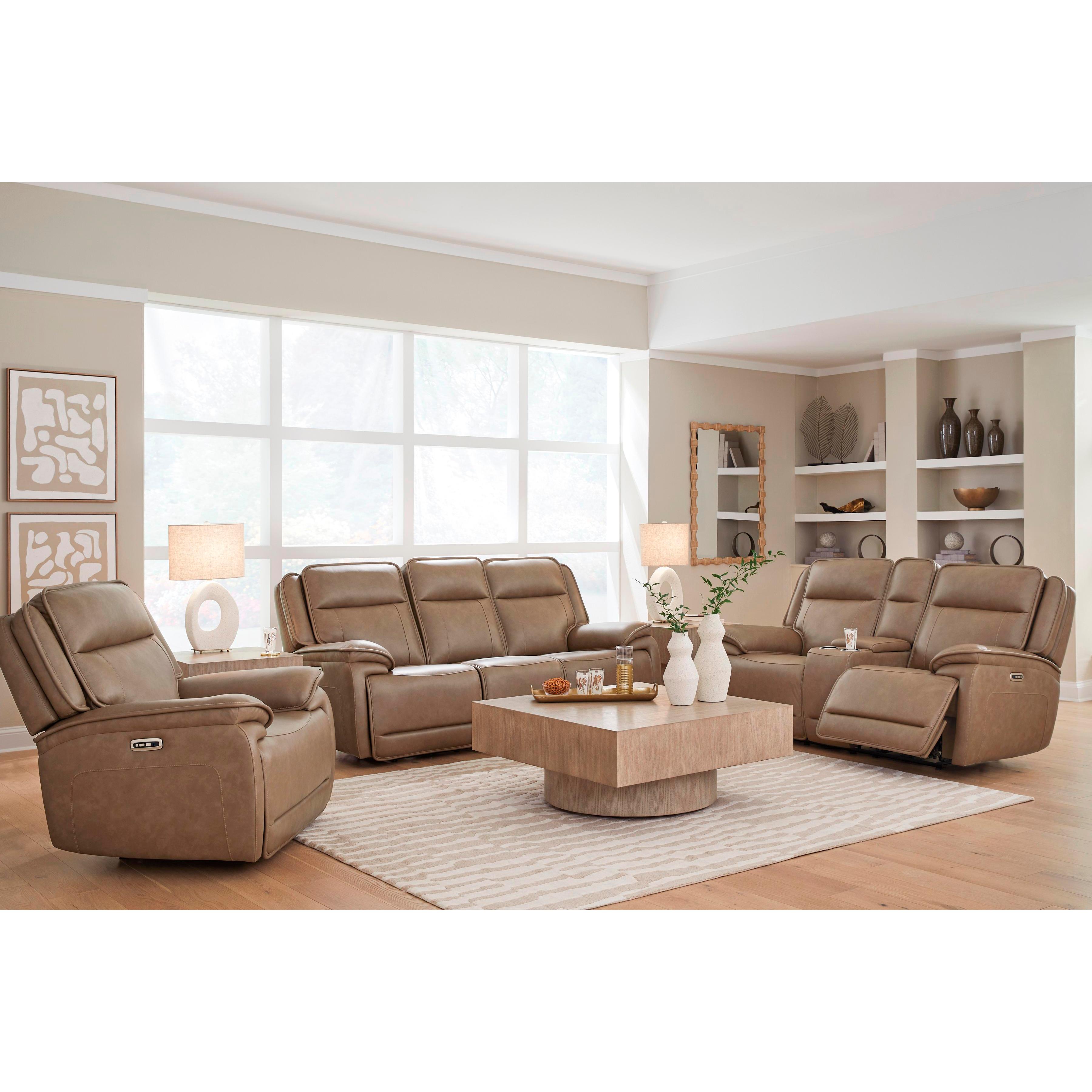 Signature Design by Ashley Glencroft PCU1240018 Power Reclining Loveseat with Console and Adjustable Headrest IMAGE 12
