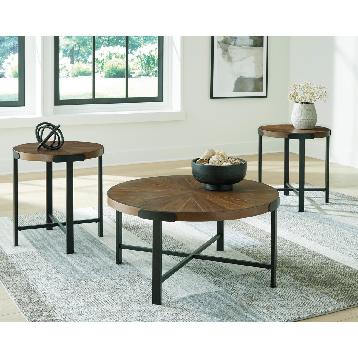 Signature Design by Ashley Crosstrail T483-13 Occasional Table Set IMAGE 9