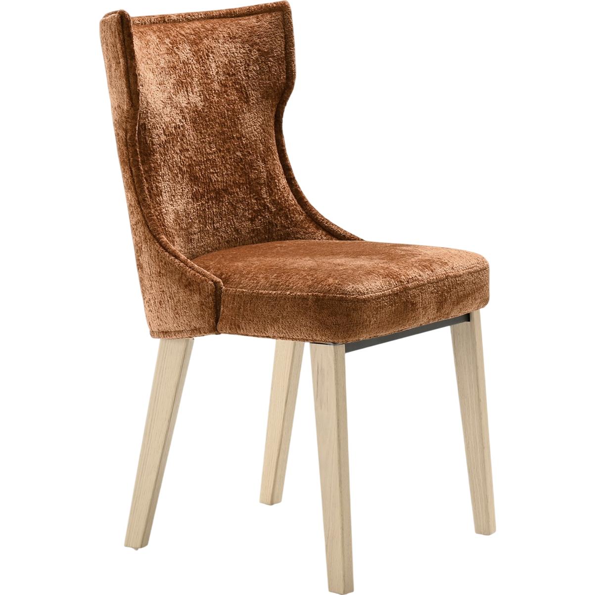 Trica Furniture Luna Dining Chair with Wood Legs IMAGE 1