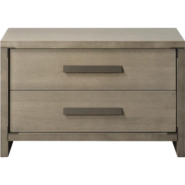 Trica Furniture Form 25" 2-Drawer Nightstand IMAGE 1