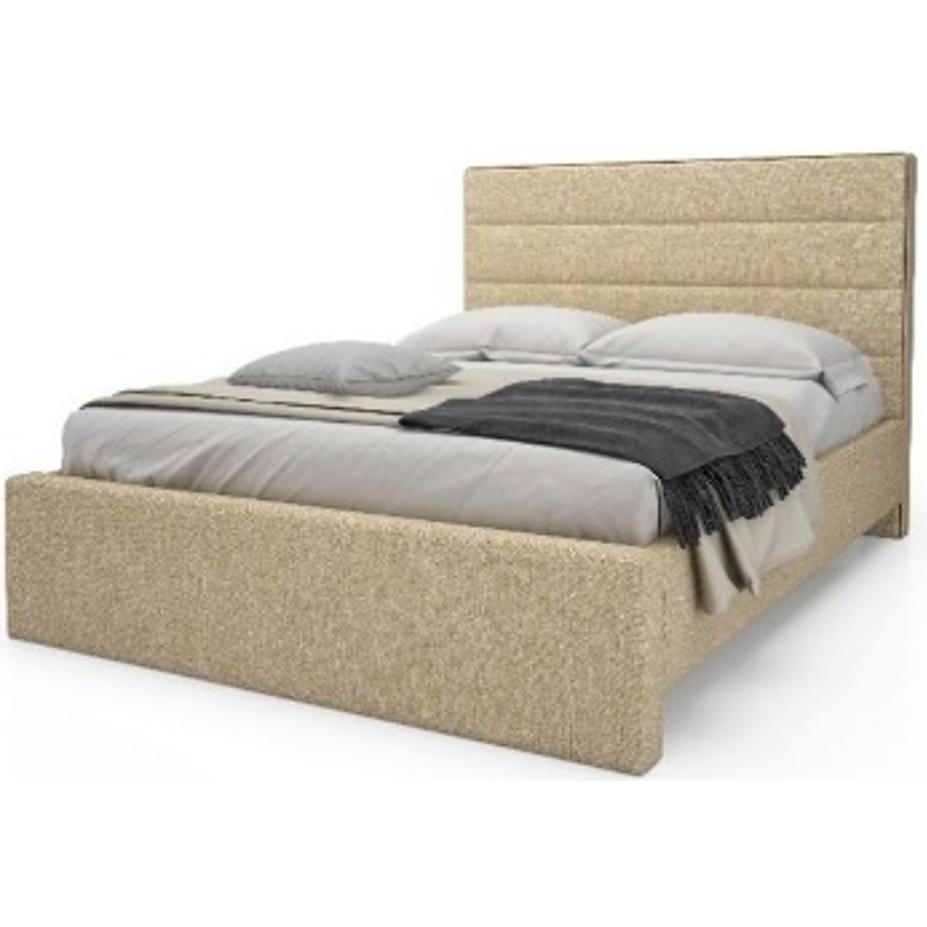 Julien Beaudoin Adelaide HAD60+BKBSQ Queen Upholstered Box Spring Bed IMAGE 1