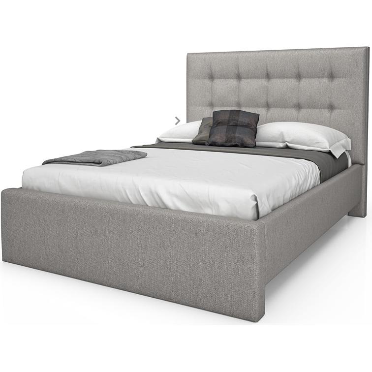 Julien Beaudoin Chelsea HCH60+BKBSQ Queen Upholstered Box Spring Bed IMAGE 1