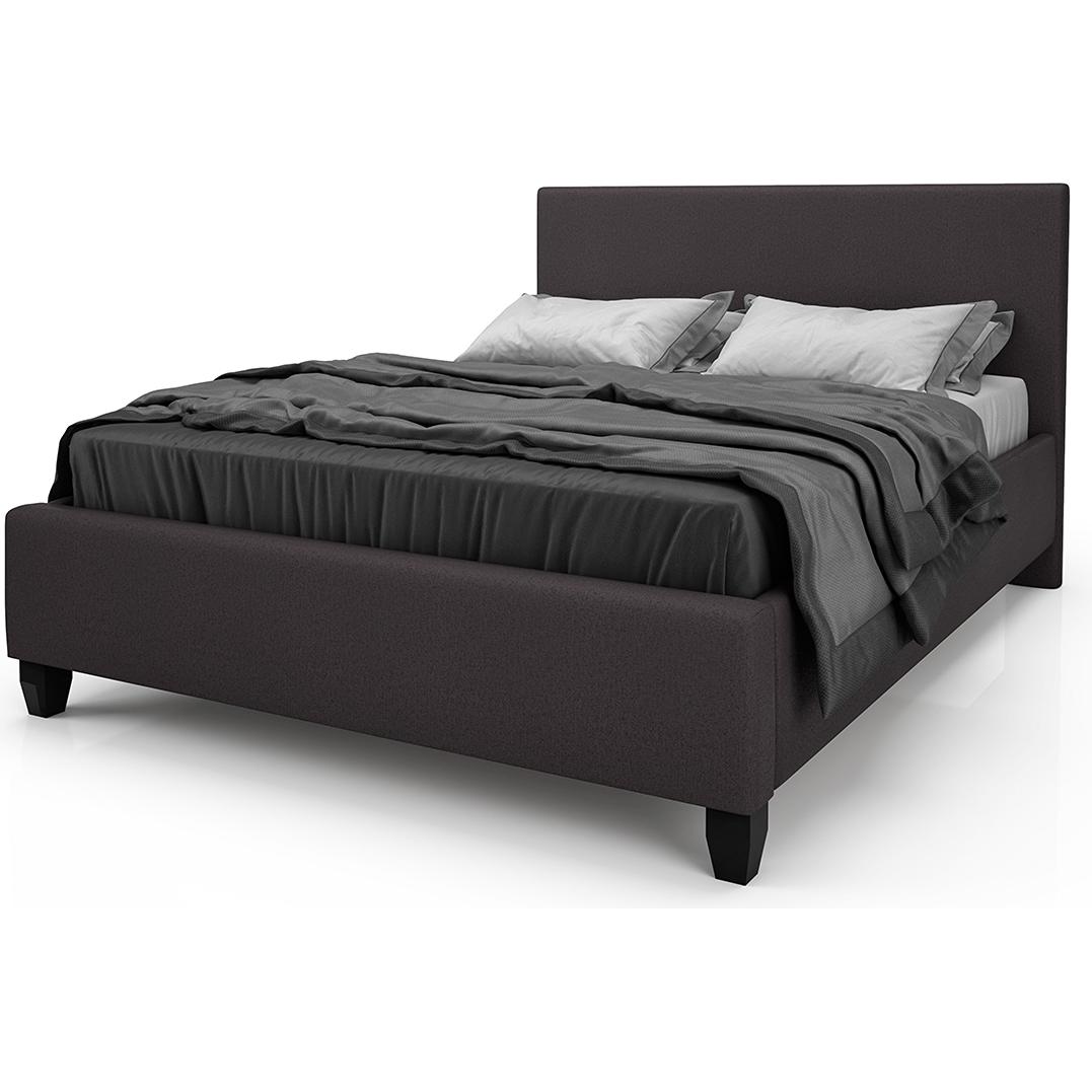 Julien Beaudoin Ennis HEN60+BKBSWQ Queen Upholstered Box Spring Bed IMAGE 1