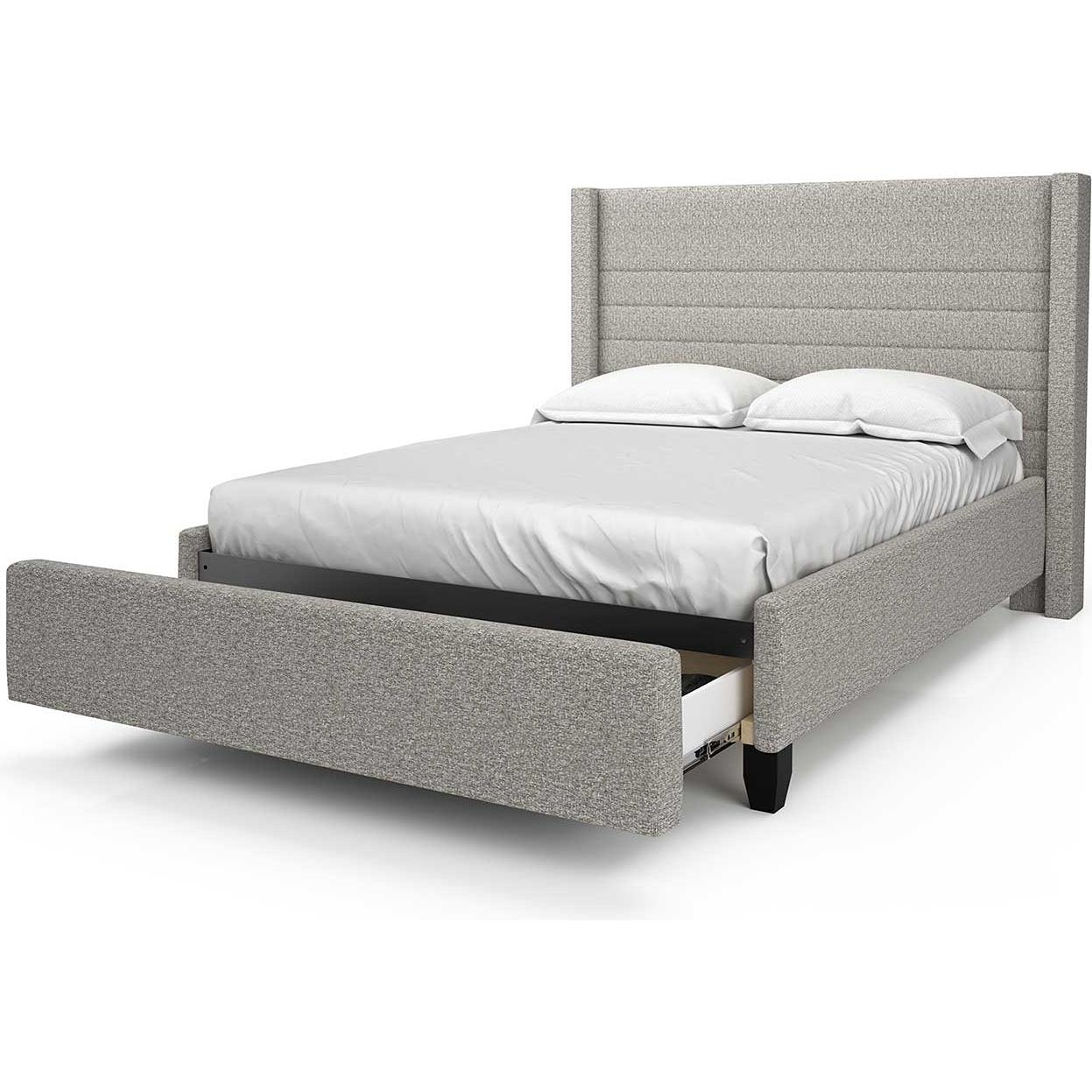 Julien Beaudoin Esperanza HES39+BKPDT Twin Upholstered Platform Bed IMAGE 1
