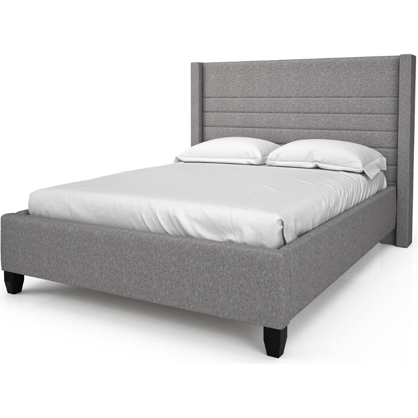 Julien Beaudoin Esperanza HES60+BKPLWQ Queen Upholstered Platform Bed IMAGE 1