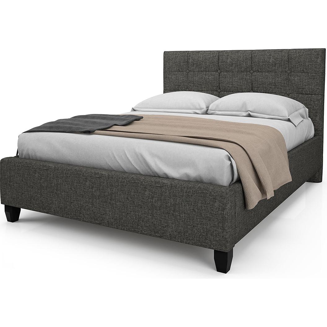 Julien Beaudoin Heaven HHE78+BKPLWK King Upholstered Platform Bed IMAGE 1