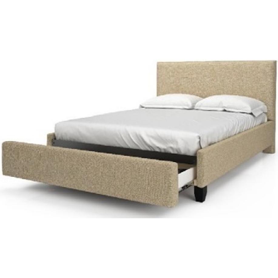 Julien Beaudoin Jane HJA78+BKPDK King Upholstered Platform Bed IMAGE 1
