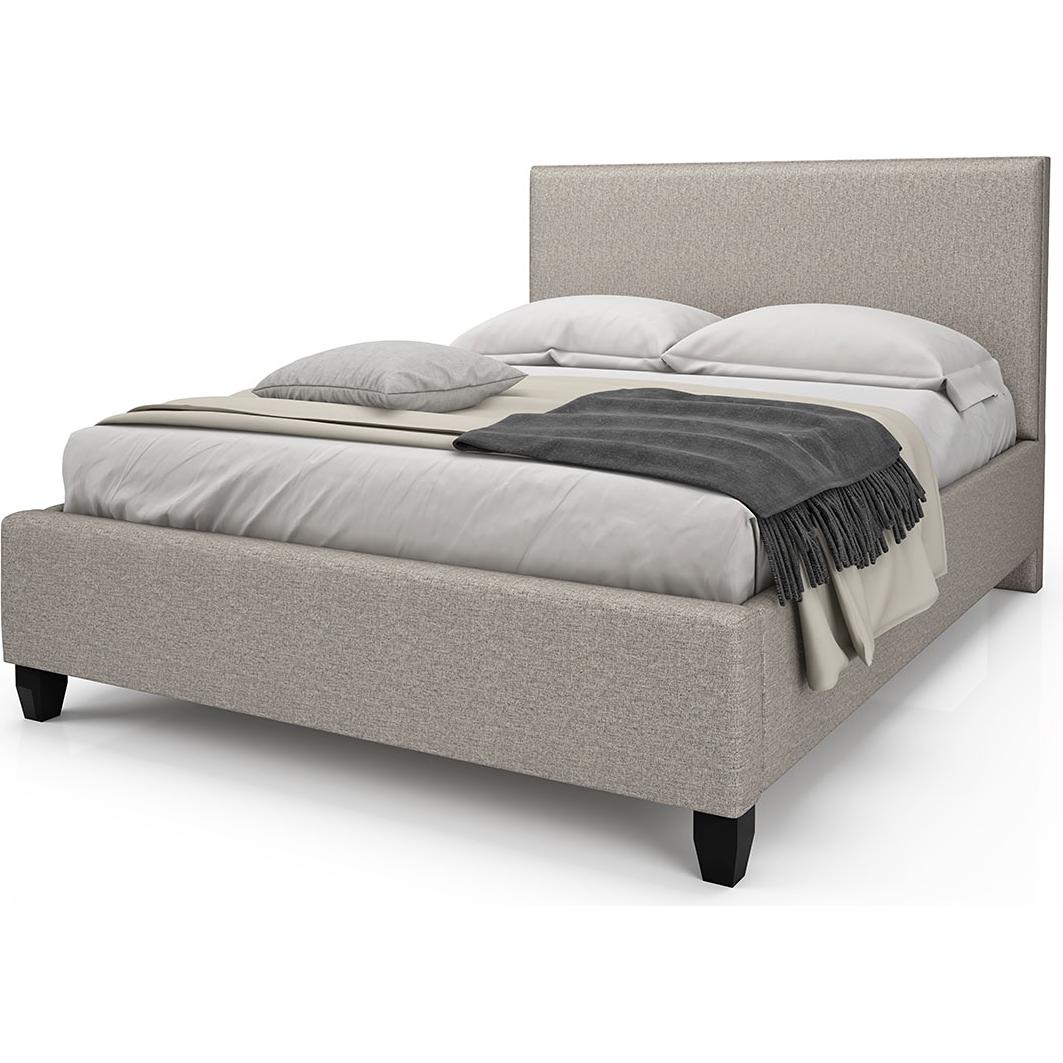 Julien Beaudoin Jane HJA39+BKPLWT Twin Upholstered Platform Bed IMAGE 1