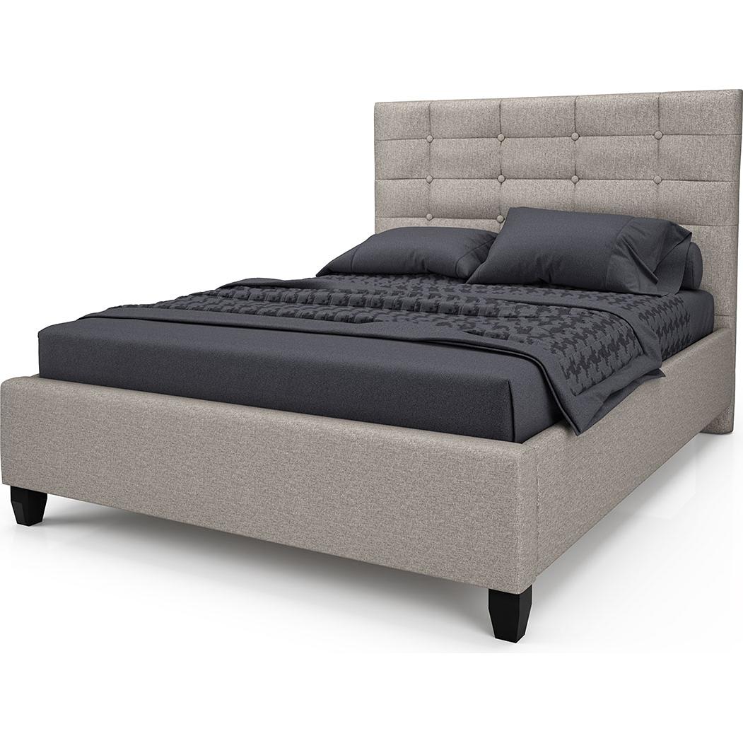 Julien Beaudoin Ocean Twin Upholstered Platform Bed Ocean HOC39+BKBSWT Twin Upholstered Box Spring Bed IMAGE 1