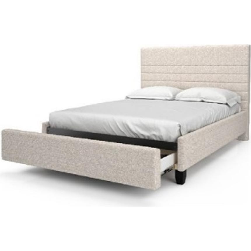 Julien Beaudoin Sunset Queen Upholstered Platform Bed Sunset HSN60+BKPDQ Queen Upholstered Platform Bed IMAGE 1