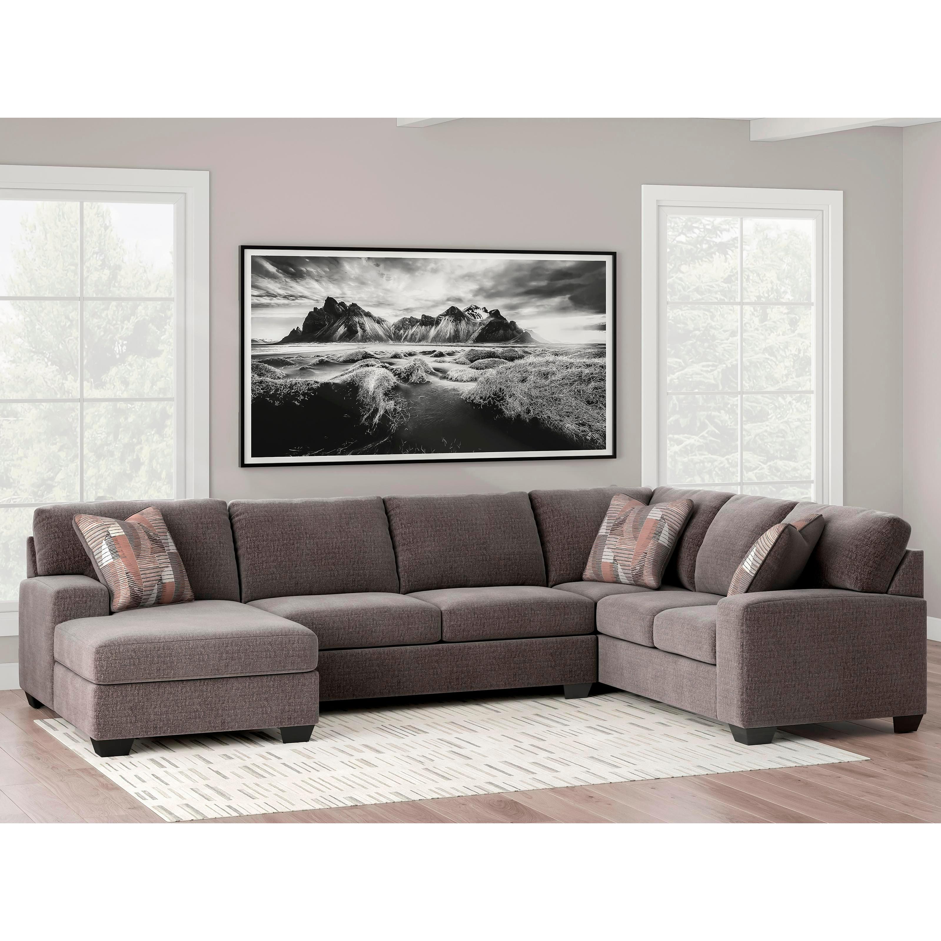Signature Design by Ashley Seyler Lane 48405S1 3 pc Sectional with Chaise IMAGE 3