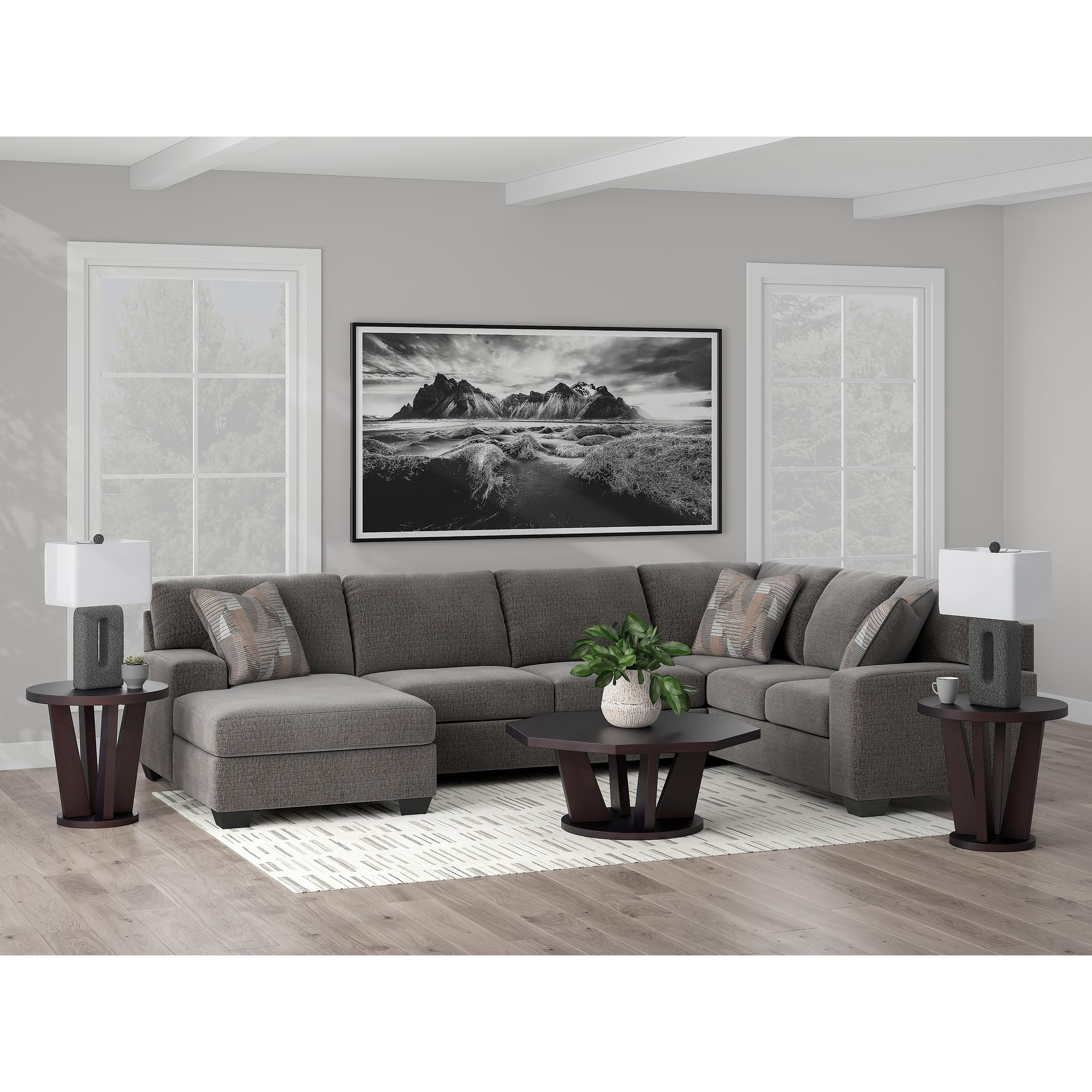 Signature Design by Ashley Seyler Lane 48405S1 3 pc Sectional with Chaise IMAGE 4