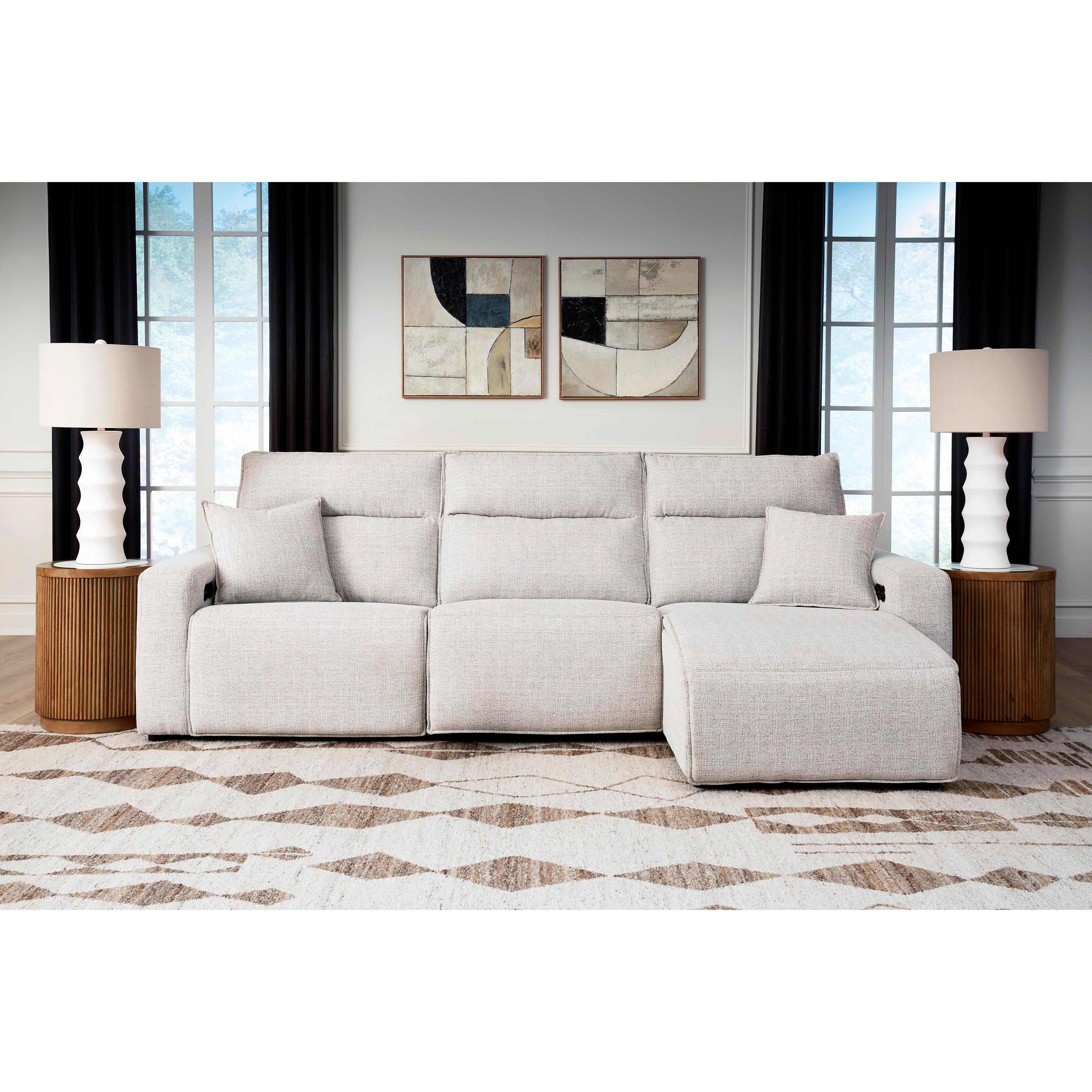 Signature Design by Ashley ModMax II 65907S22 3 pc Reclining Sofa Chaise IMAGE 1