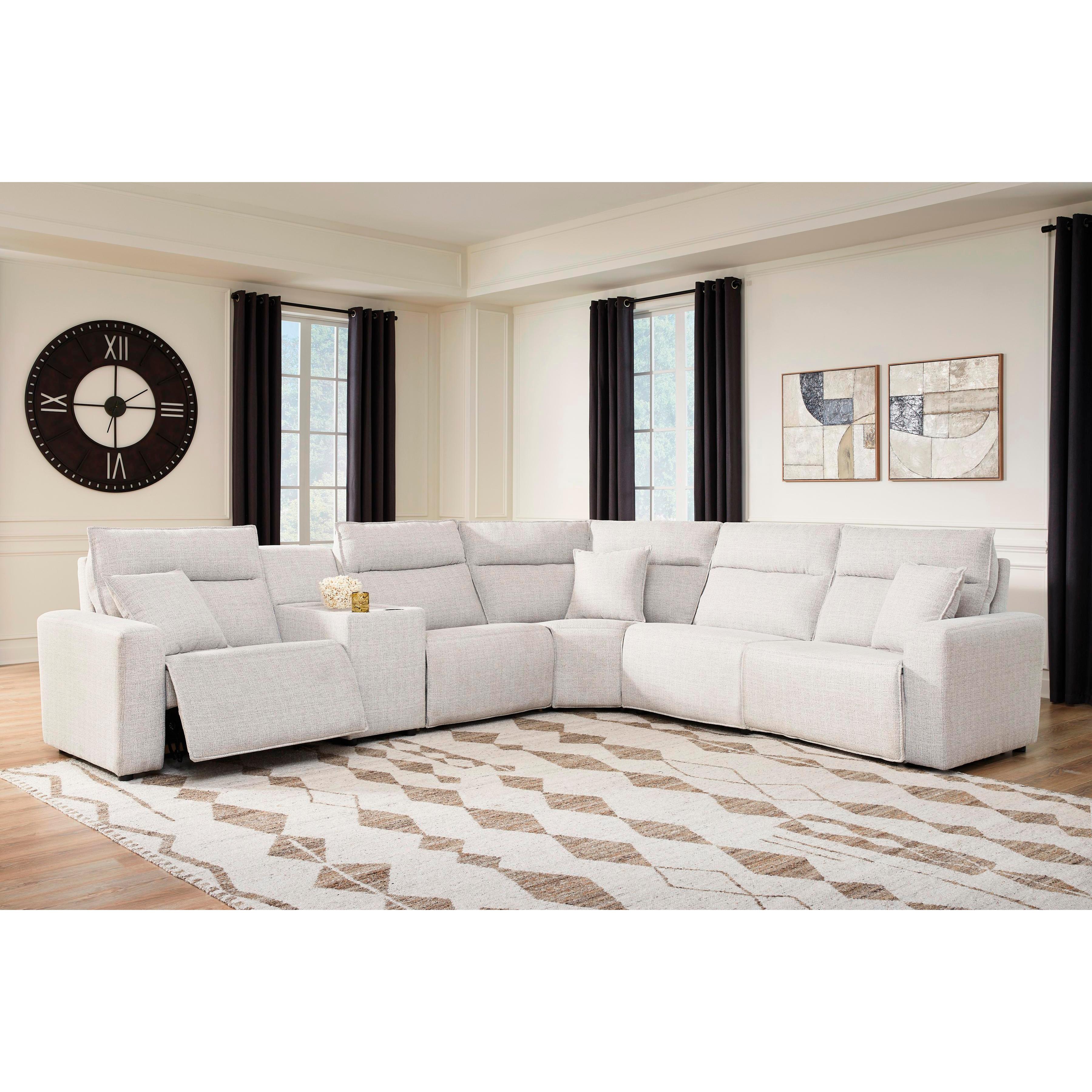 Signature Design by Ashley ModMax II 65907S36 6 pc Reclining Sectional with Console IMAGE 2