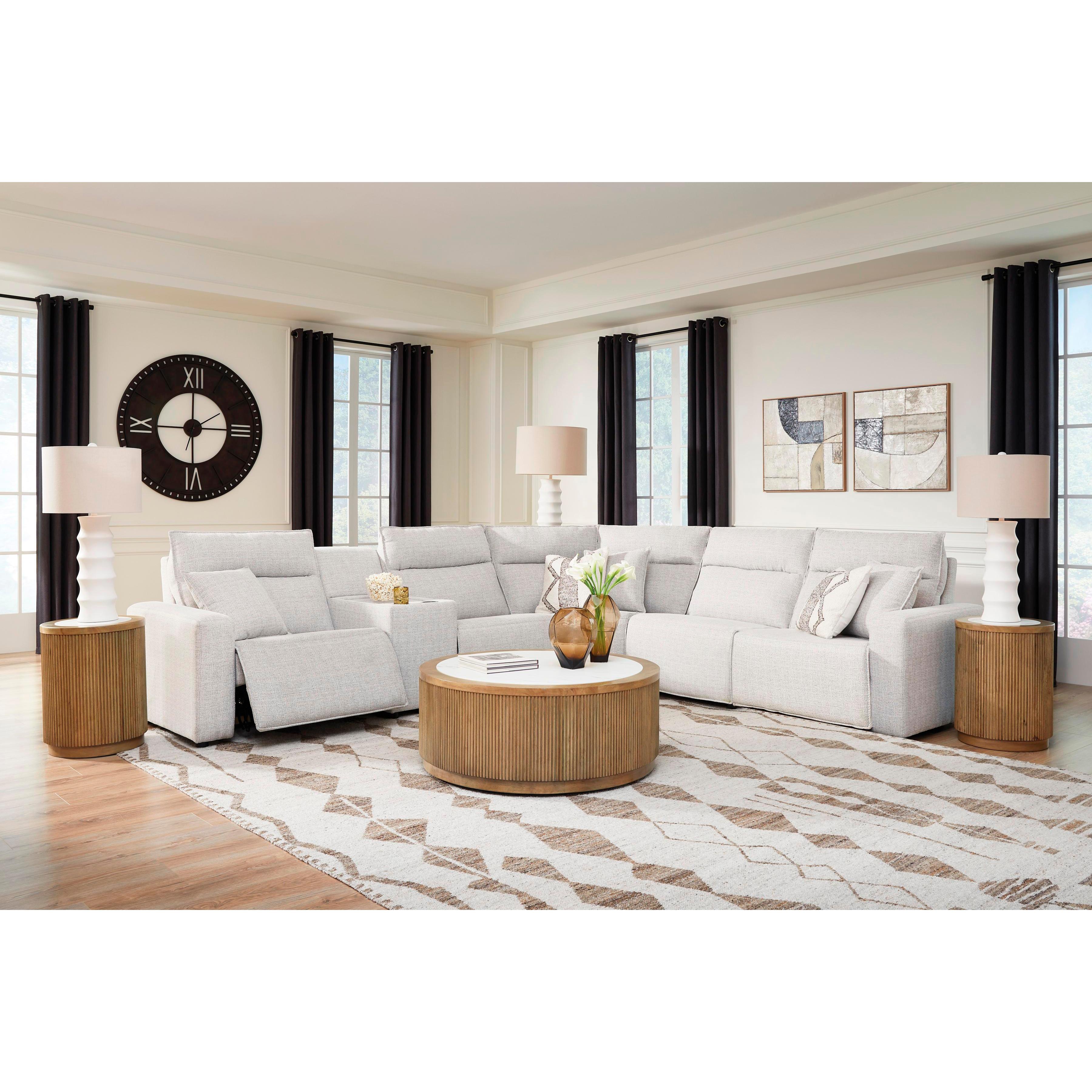 Signature Design by Ashley ModMax II 65907S36 6 pc Reclining Sectional with Console IMAGE 4
