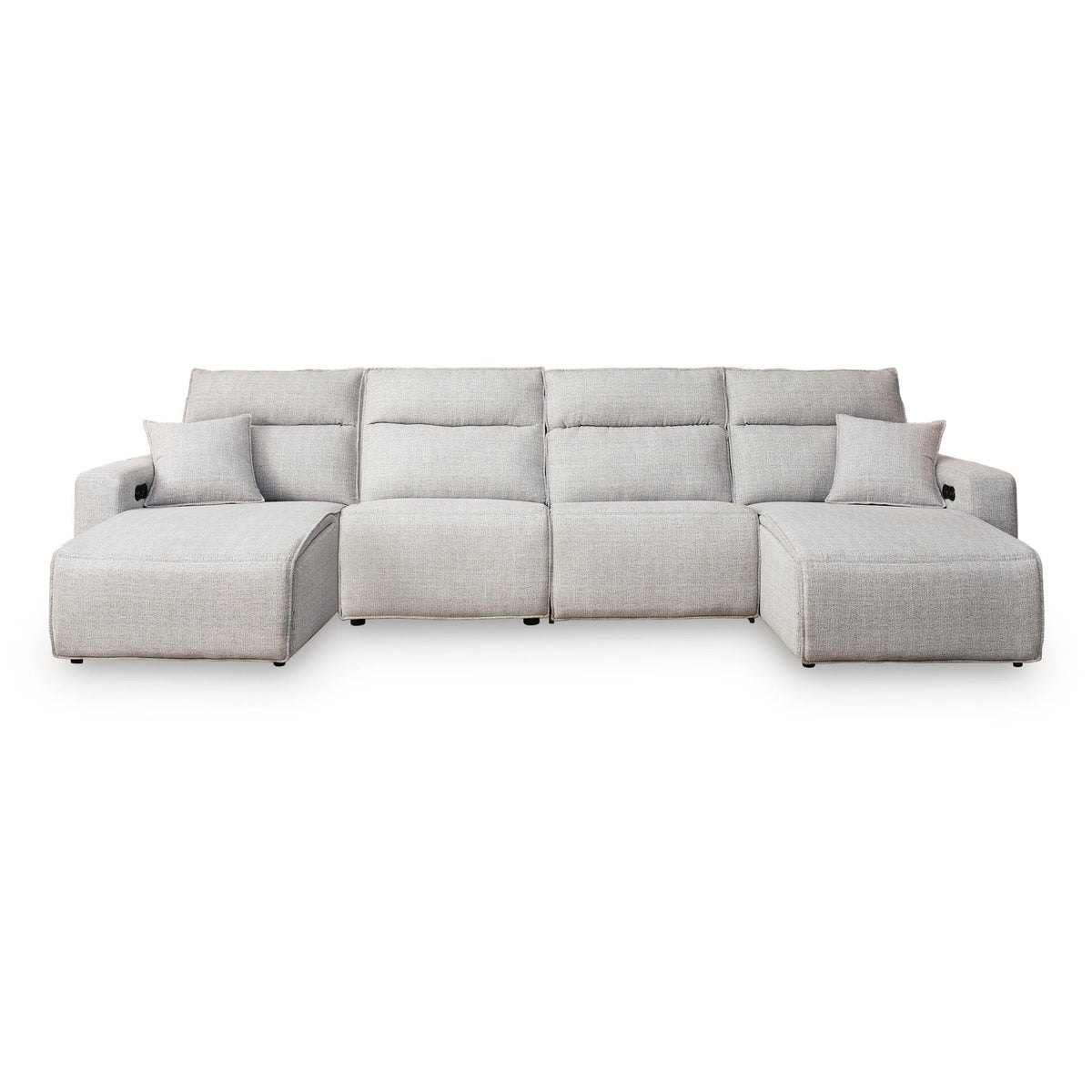 Signature Design by Ashley ModMax II 65907S37 4 pc Reclining Sectional with Double Chaise IMAGE 1