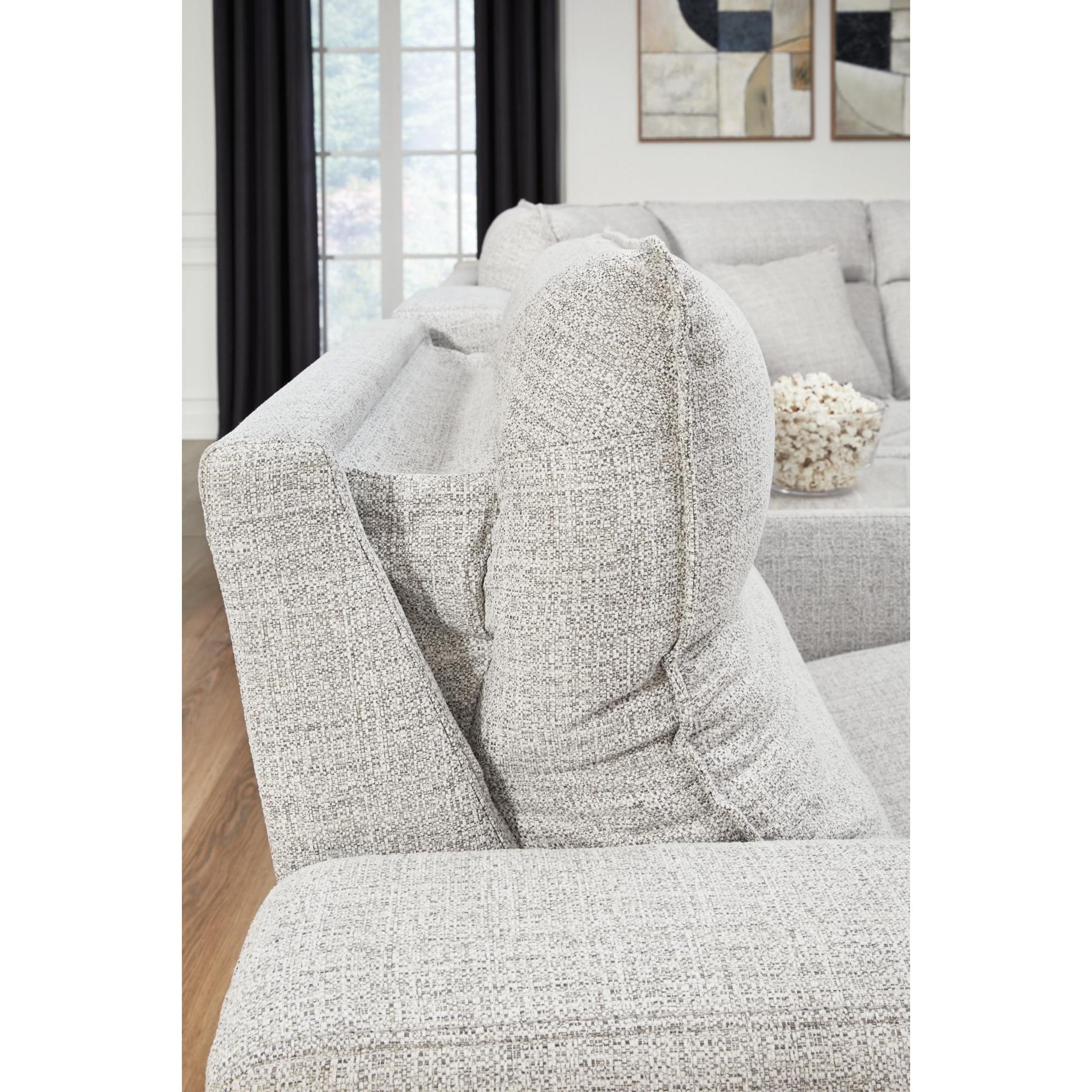 Signature Design by Ashley ModMax II 65907S7 7 pc Power Reclining Sectional with Chaise and Audio Consoles IMAGE 3