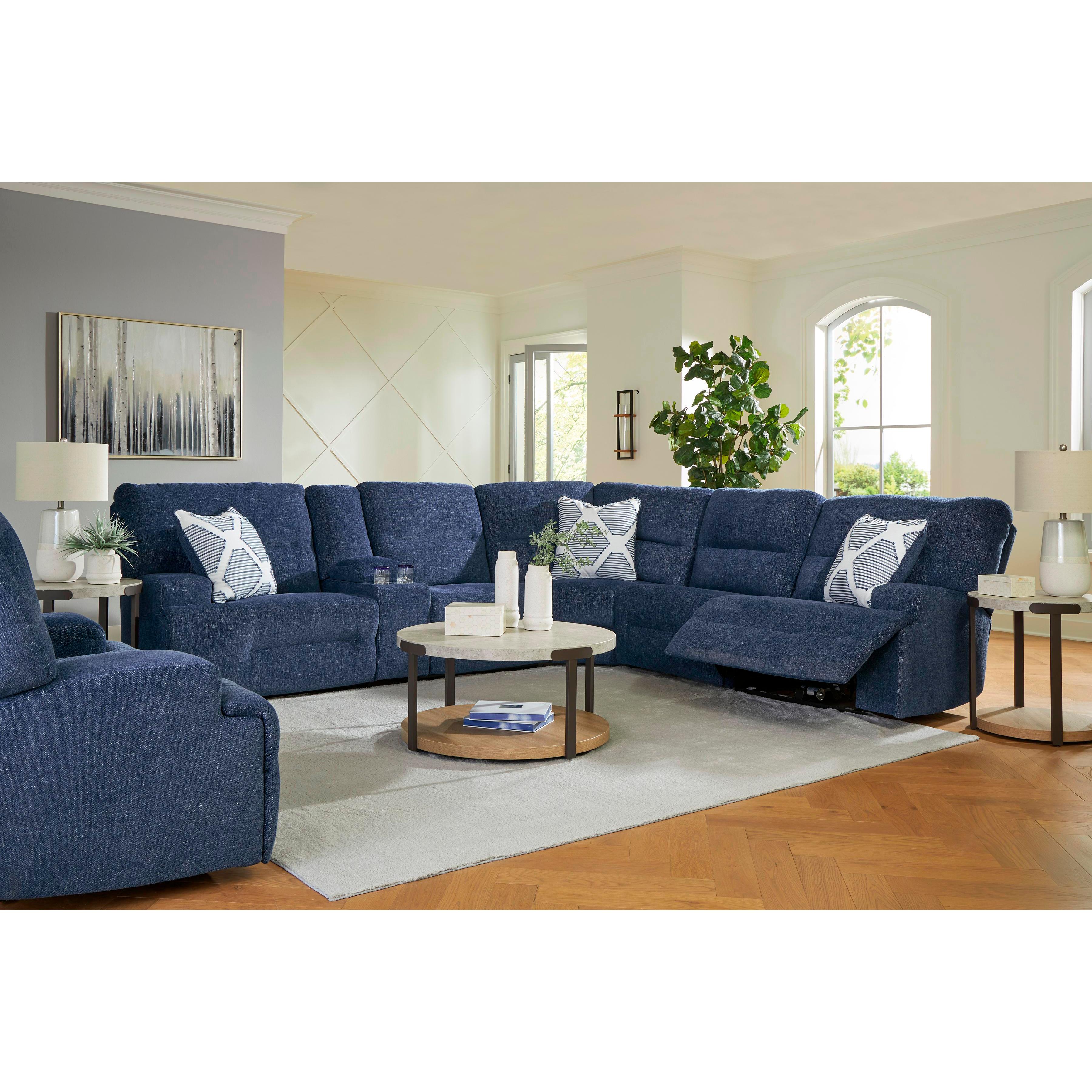 Signature Design by Ashley Acklen Place 93607S15 6 pc Power Reclining Sectional IMAGE 4