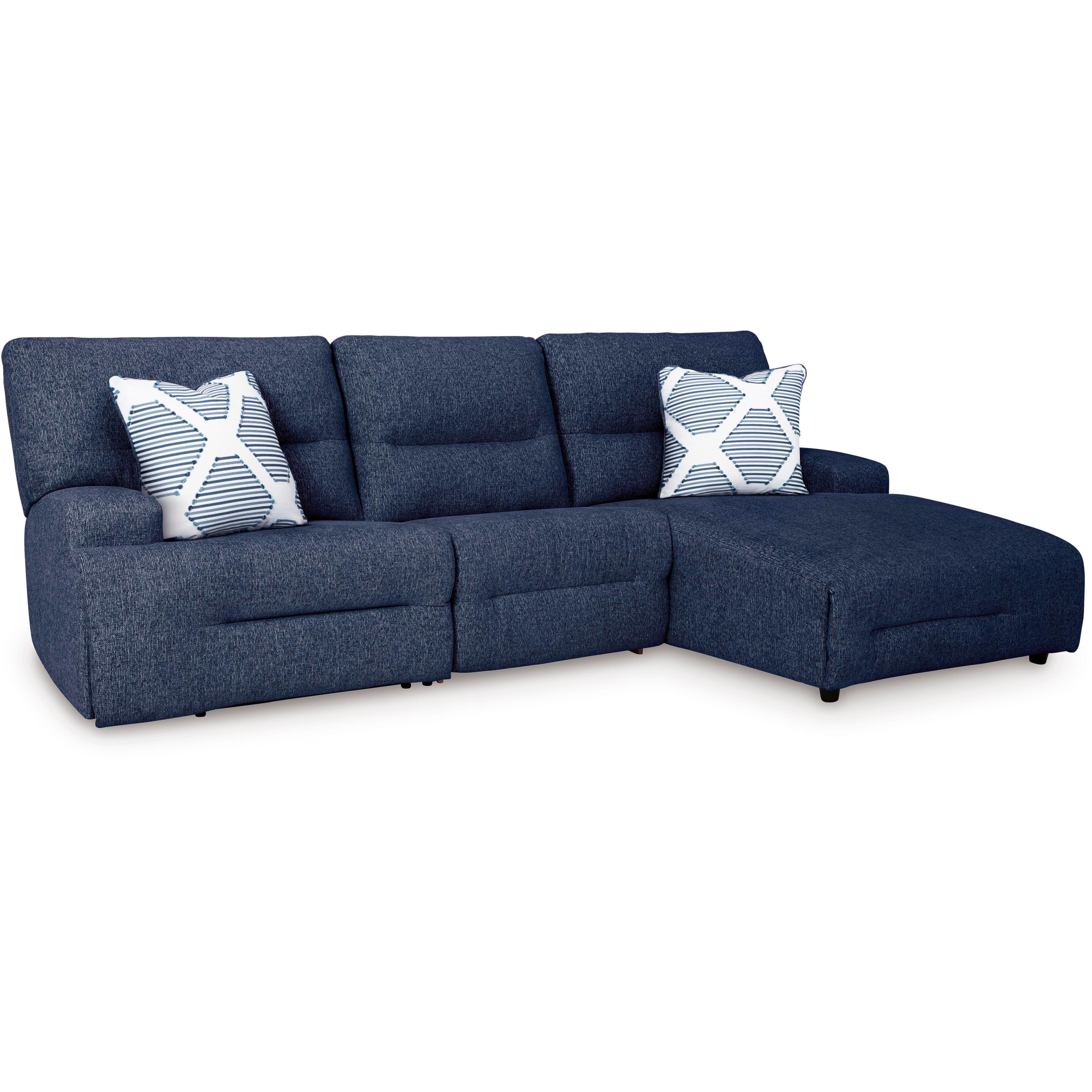 Signature Design by Ashley Acklen Place 93607S17 3 pc Power Reclining Sectional IMAGE 1