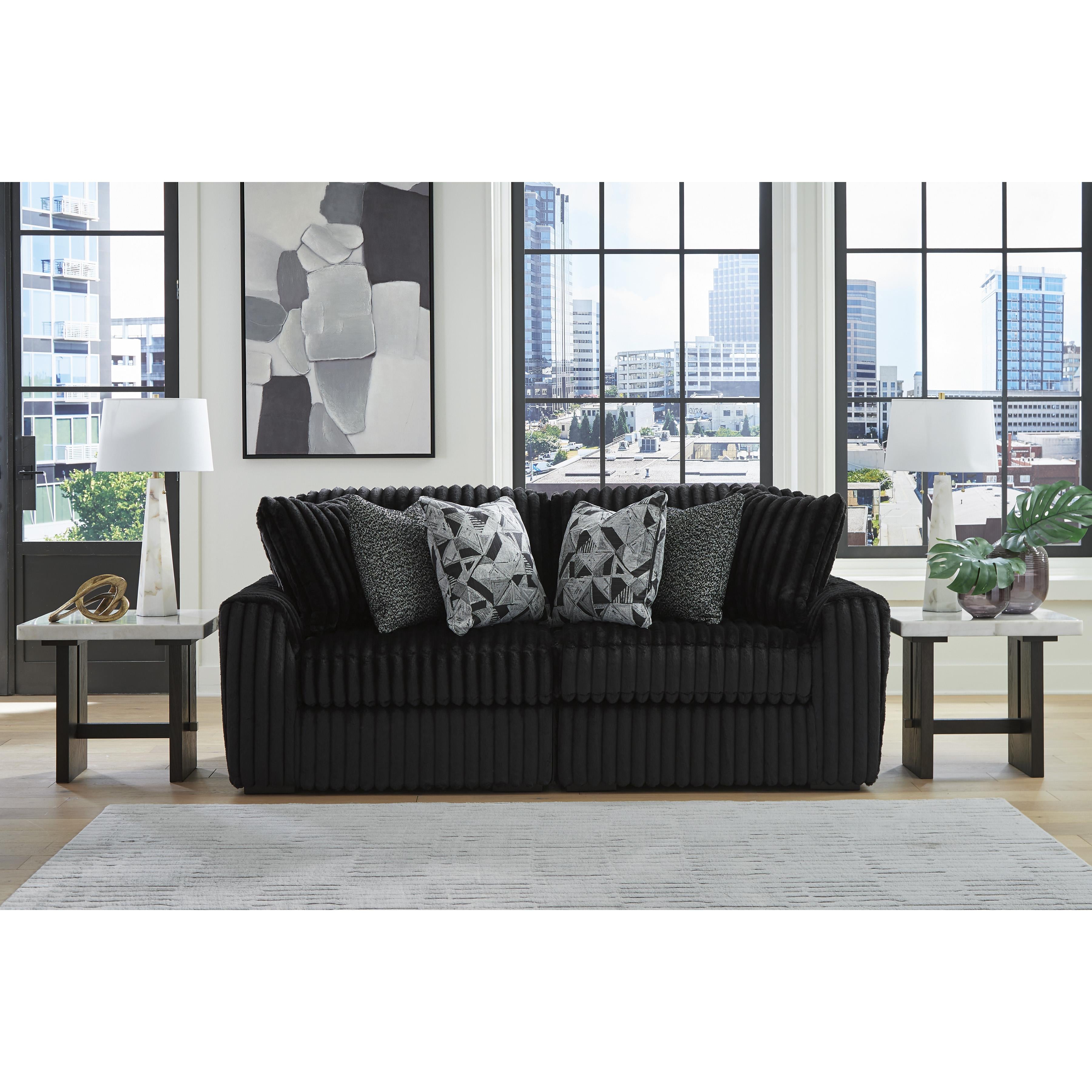 Signature Design by Ashley Midnight-Madness 98103S11 2 pc Sectional Sofa IMAGE 1