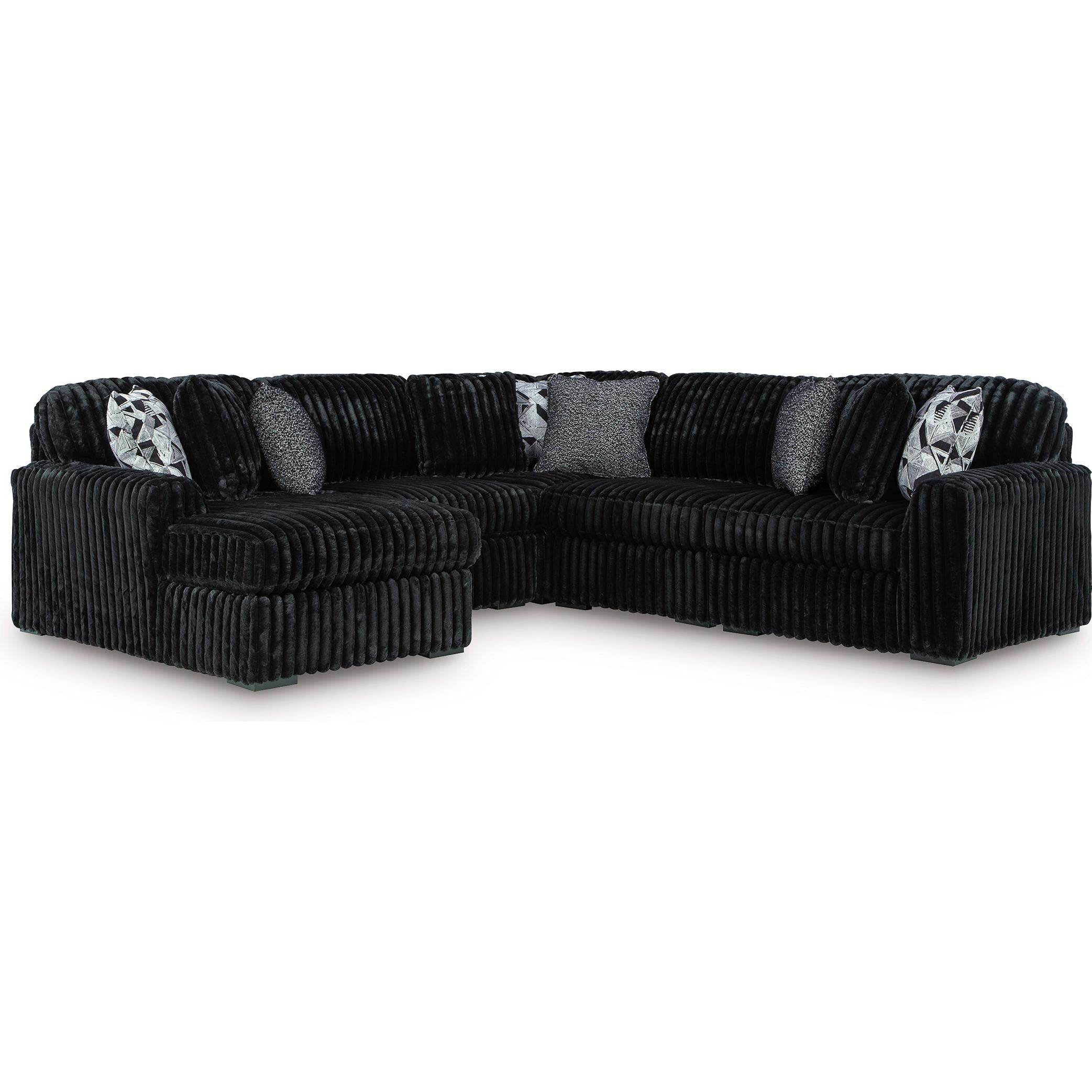 Signature Design by Ashley Midnight-Madness 98103S23 6 pc Sectional with Chaise IMAGE 1