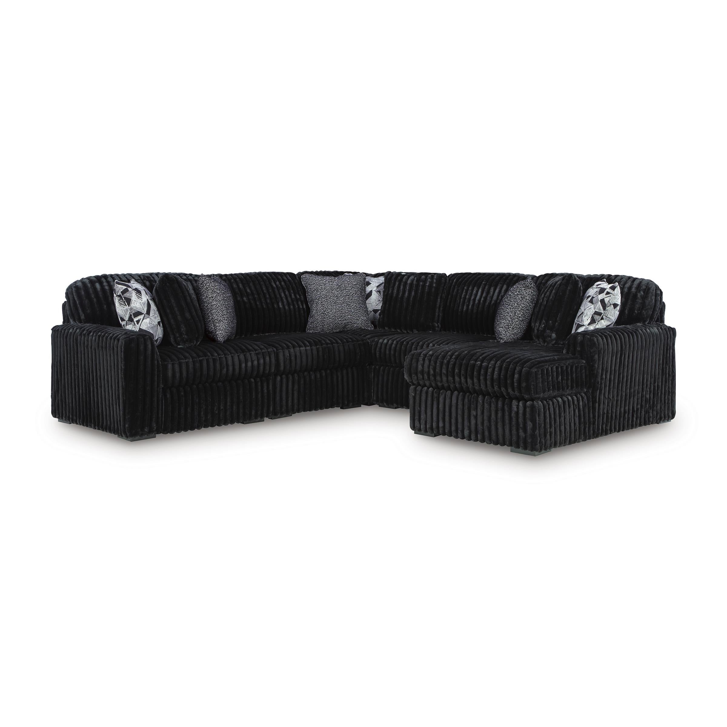 Signature Design by Ashley Midnight-Madness 98103S24 6 pc Sectional with Chaise IMAGE 1